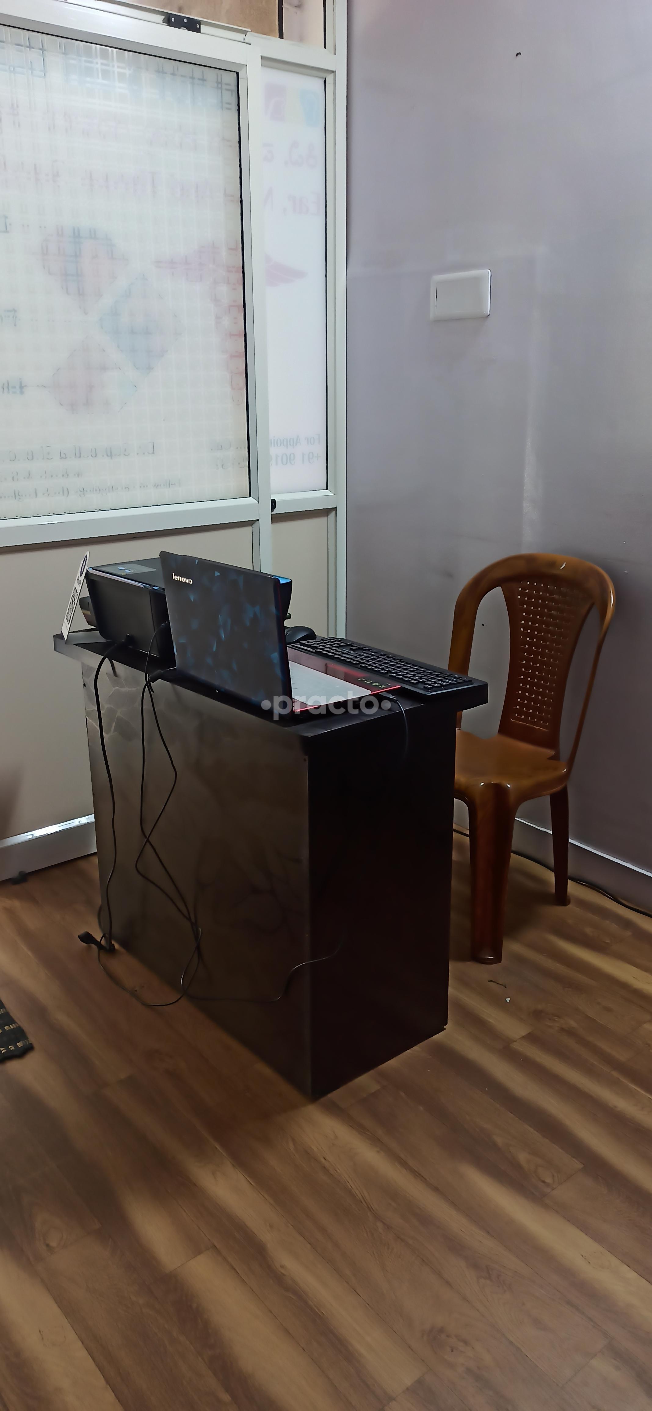 Reception Area at Shenoy's Ent Clinic HRBR Layout Bangalore