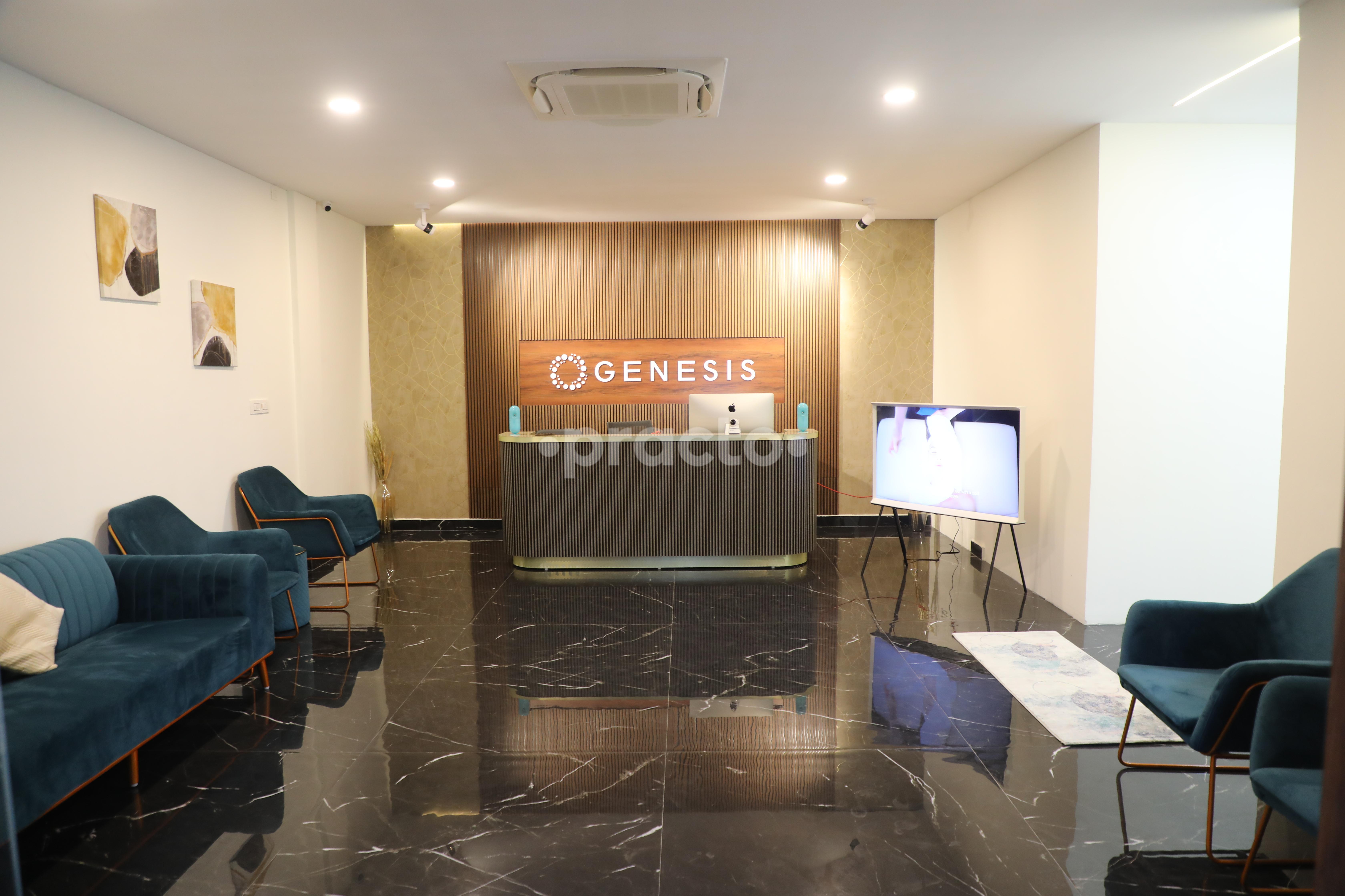 Reception Area at Genesis Dermatology OMR Road Chennai