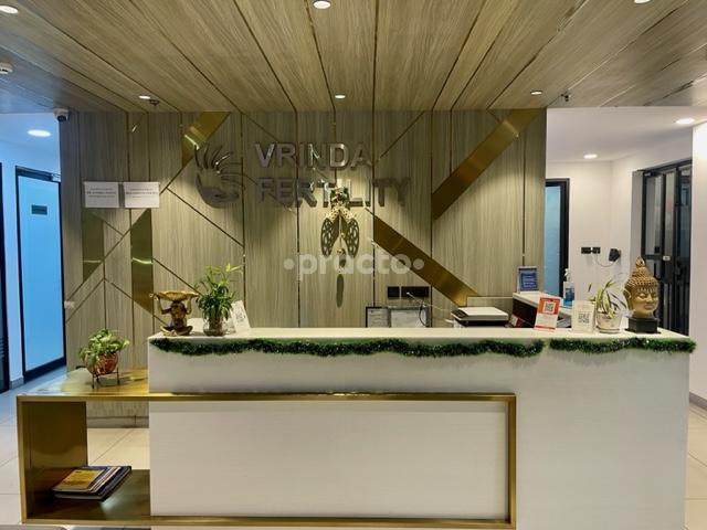 Reception Area at Vrinda Fertility Ashok Vihar Delhi