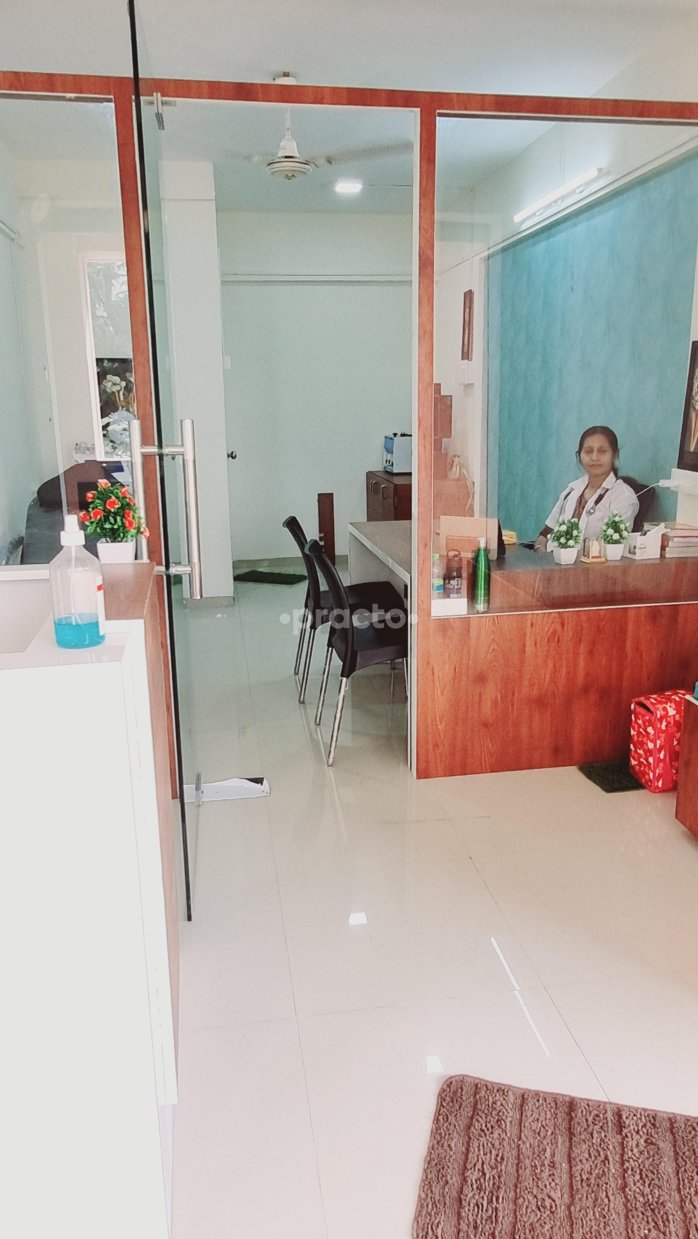 Reception Area at Dr Sheetal's Homeopathic & Cosmetic Clinic Wakad Pune