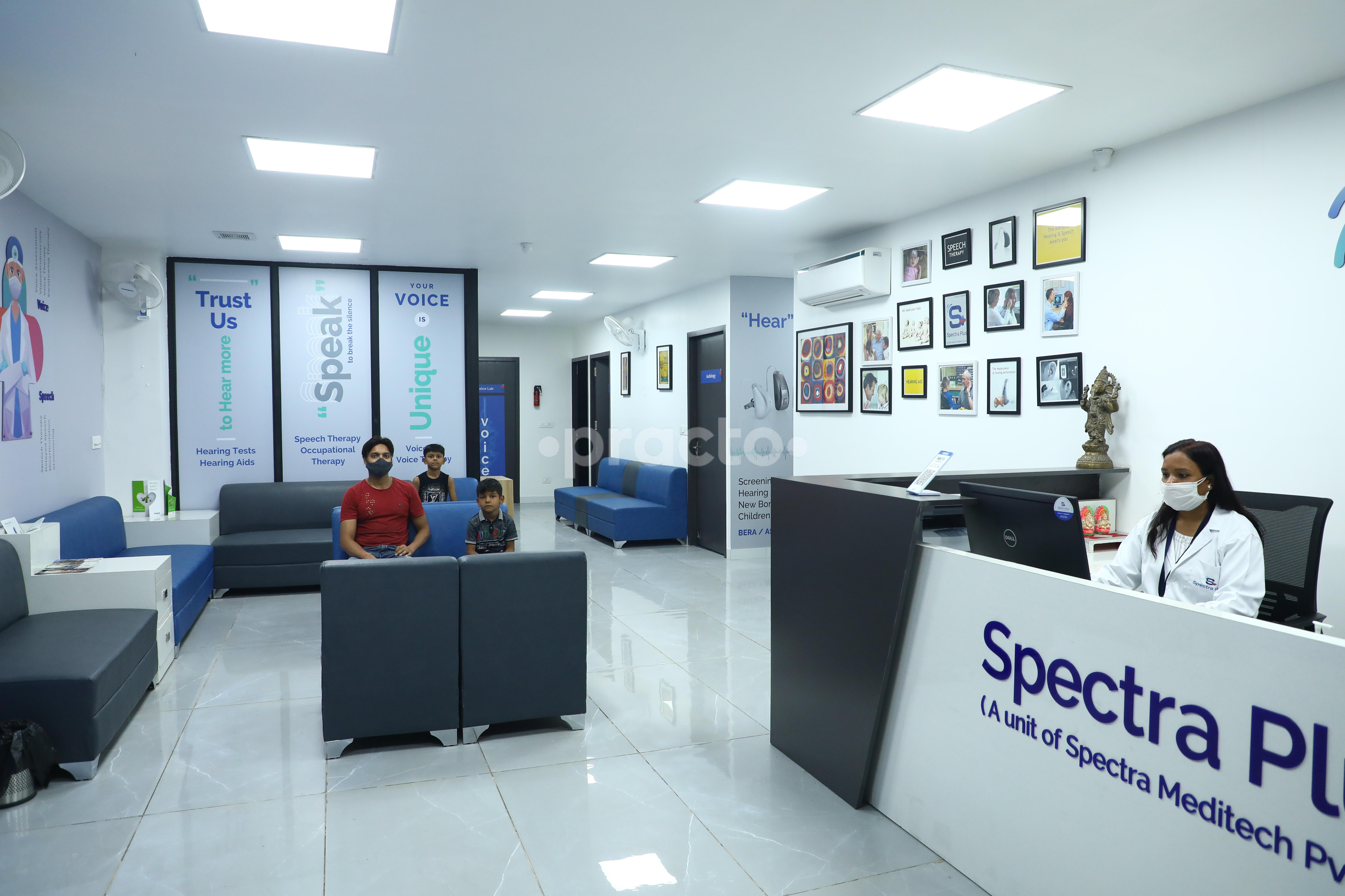 Reception Area at Spectra Plus Kavi Nagar Ghaziabad