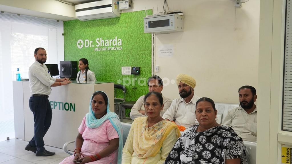 Waiting Area at Dr Sharda Ayurveda Sector 64 Mohali