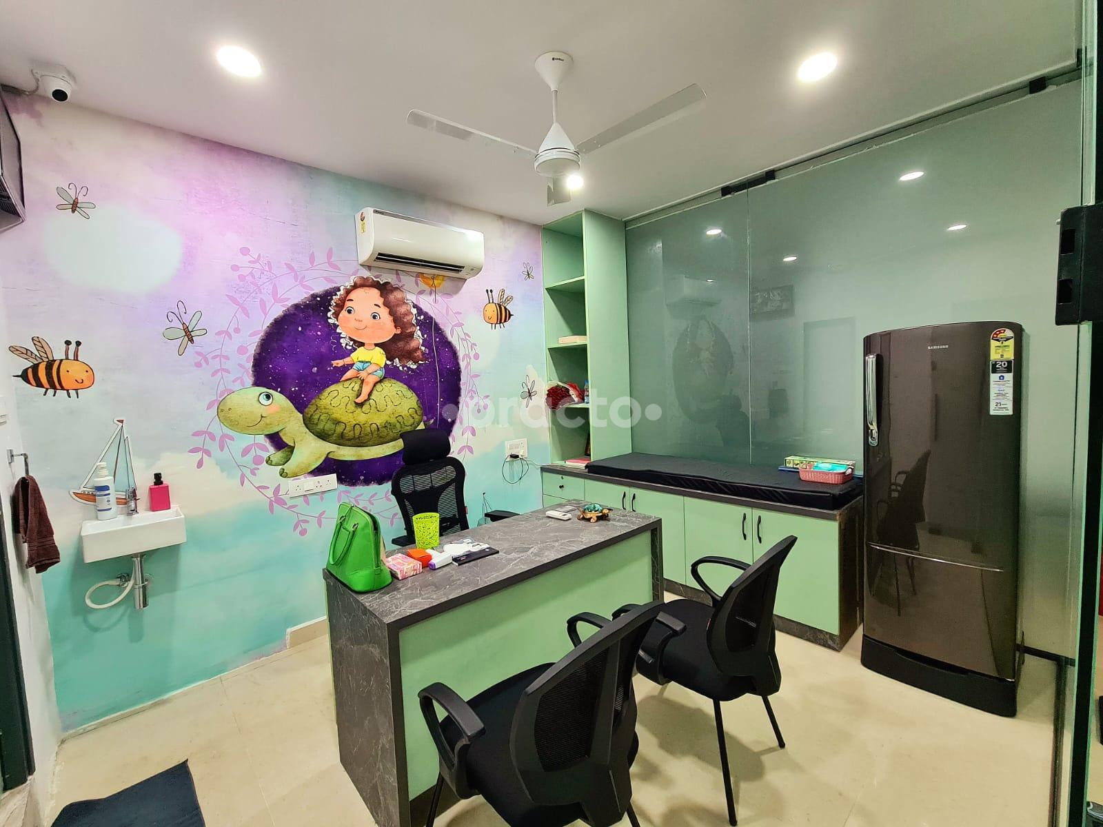 Consultation Room at Dr Swathi's Children Clinic Nallagandla Hyderabad