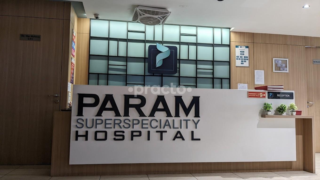 Reception Area at PARAM SUPERSPECIALITY HOSPITAL Laldarwaja Surat