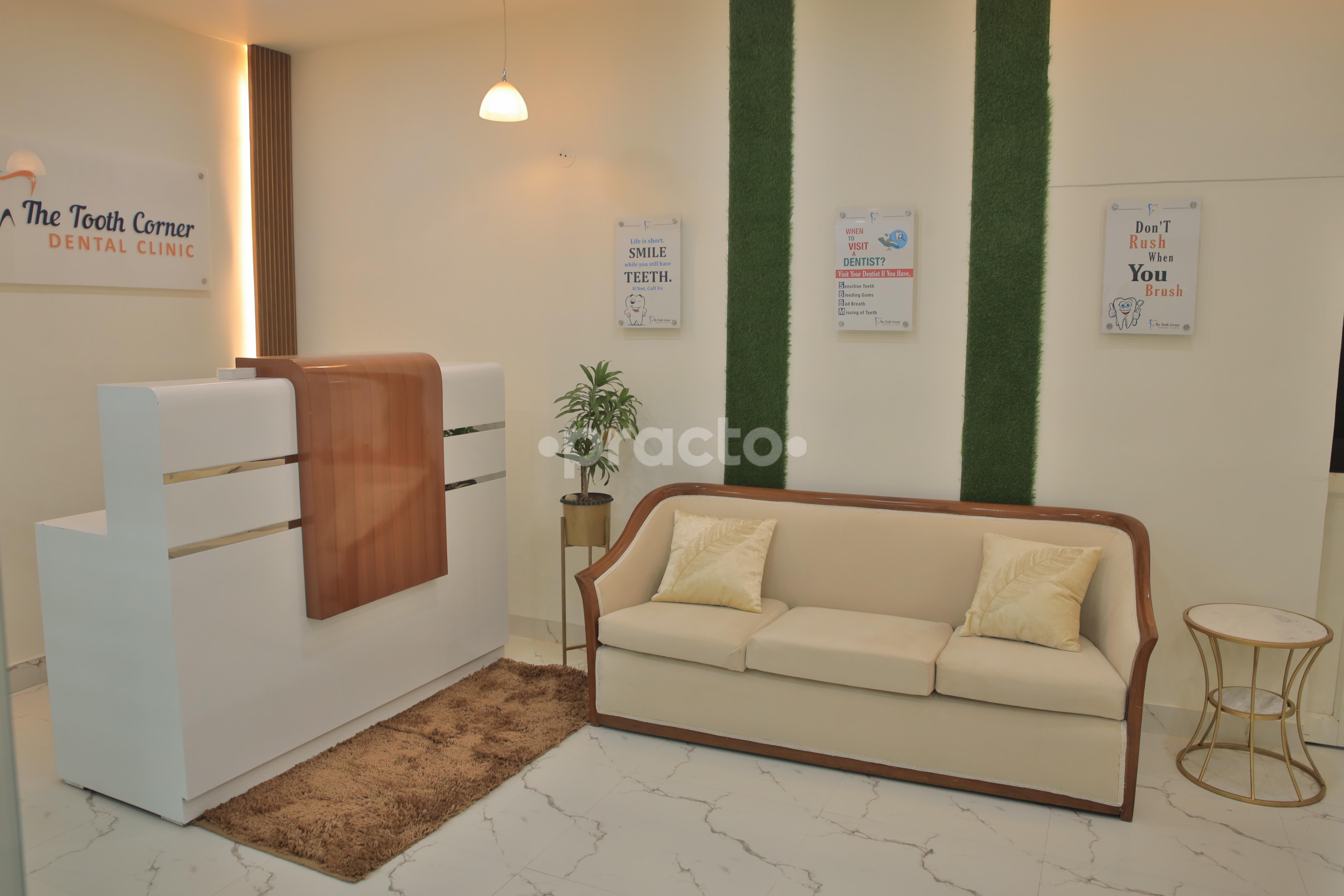 Waiting Area at The Tooth Corner Dental Clinic Sector 27 Noida