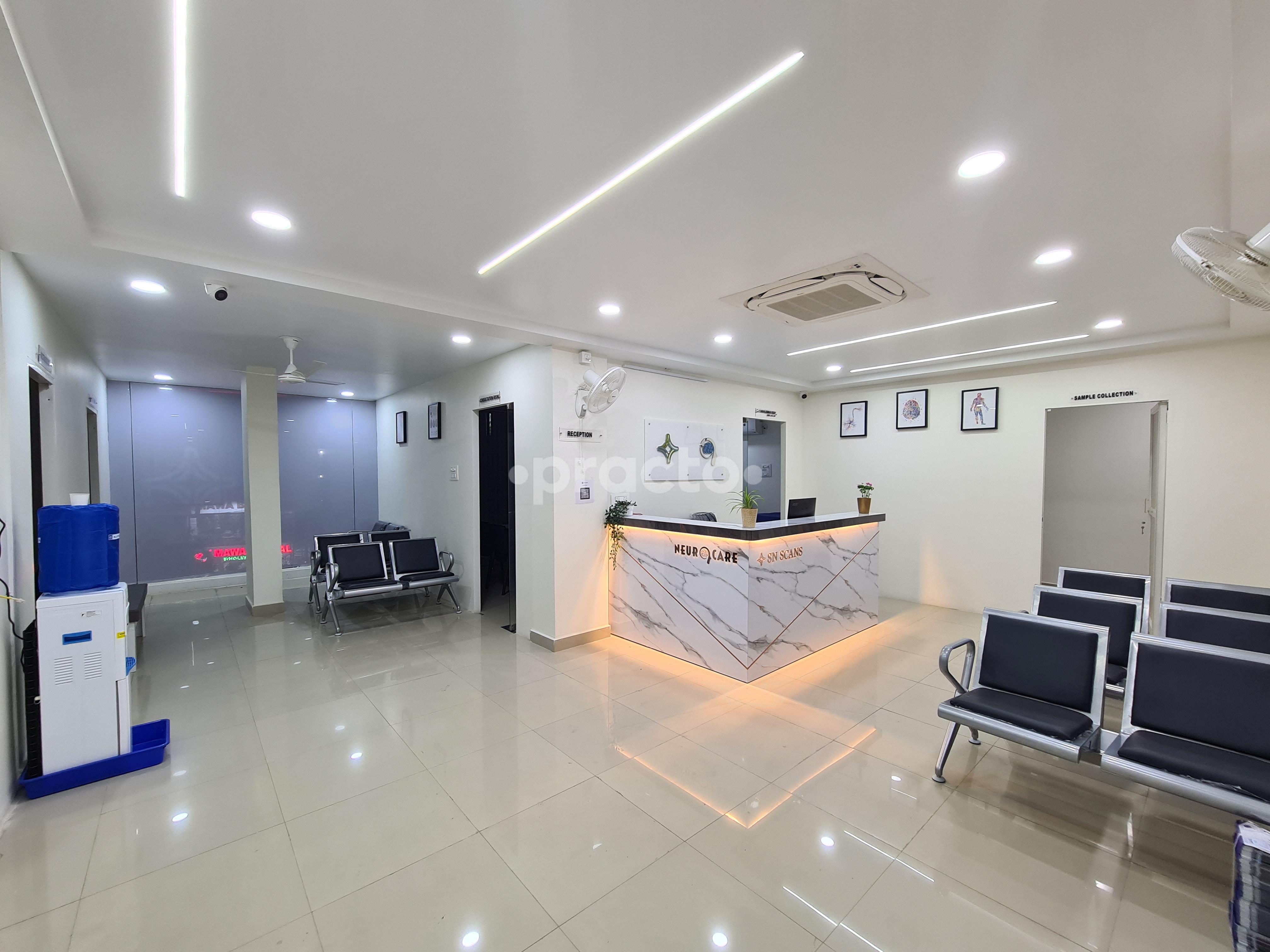 Reception Area at Dr Nikhil's Neurocare Clinic Sun city Hyderabad