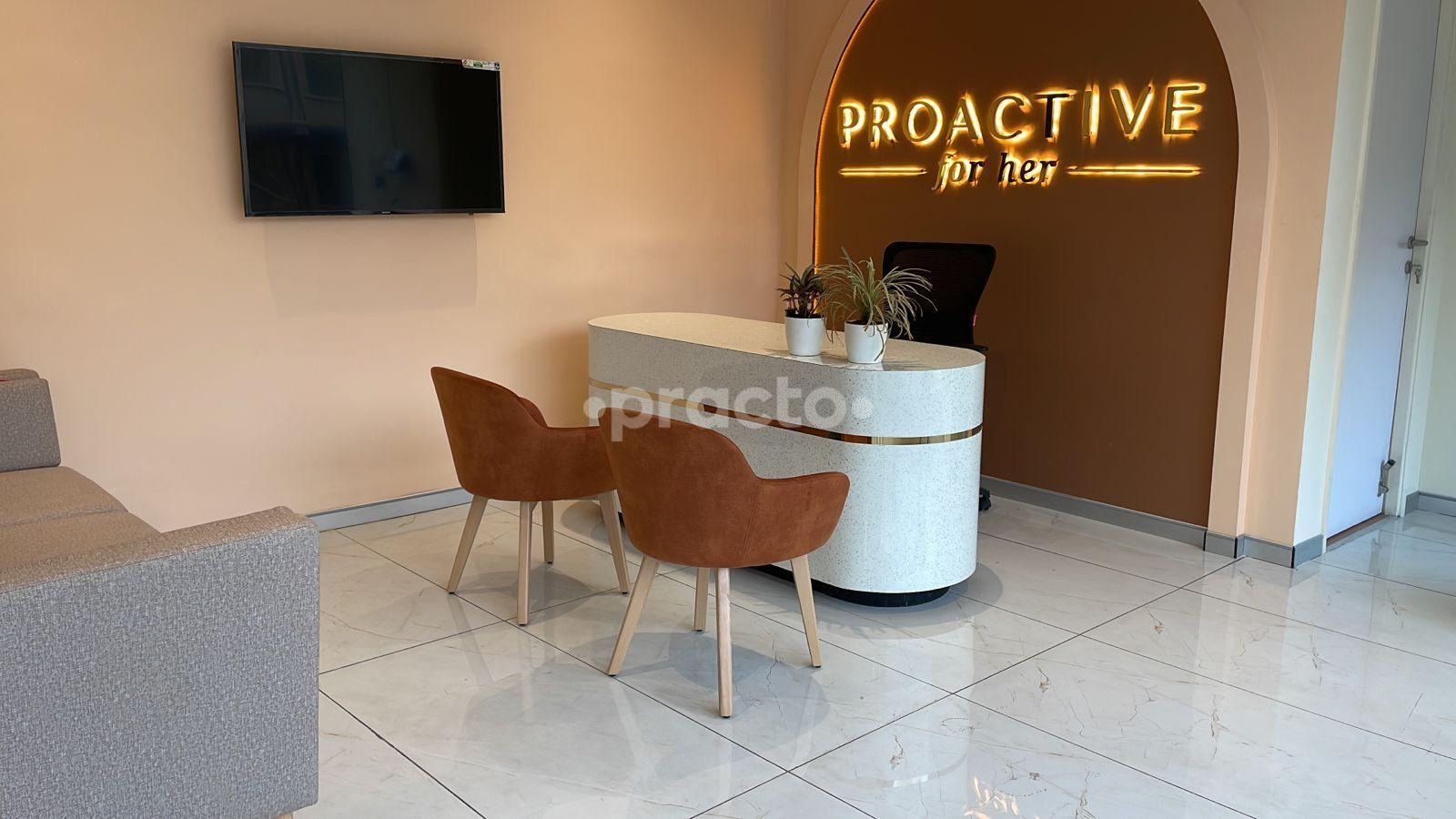 Reception Area at Proactive For Her Koramangala Bangalore