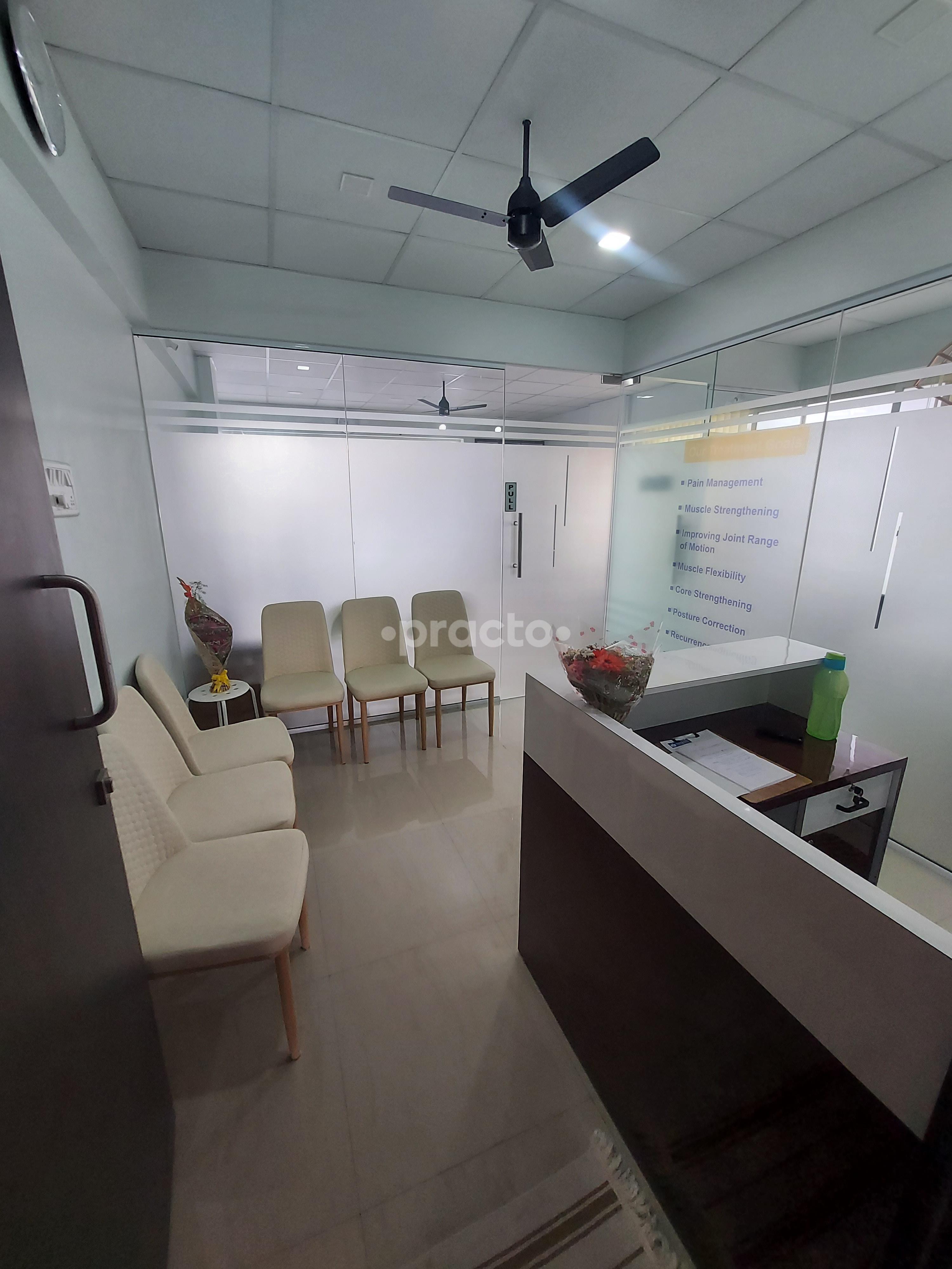 Reception Area at Anshin Rehab & Physiotherapy Clinic Balewadi Pune