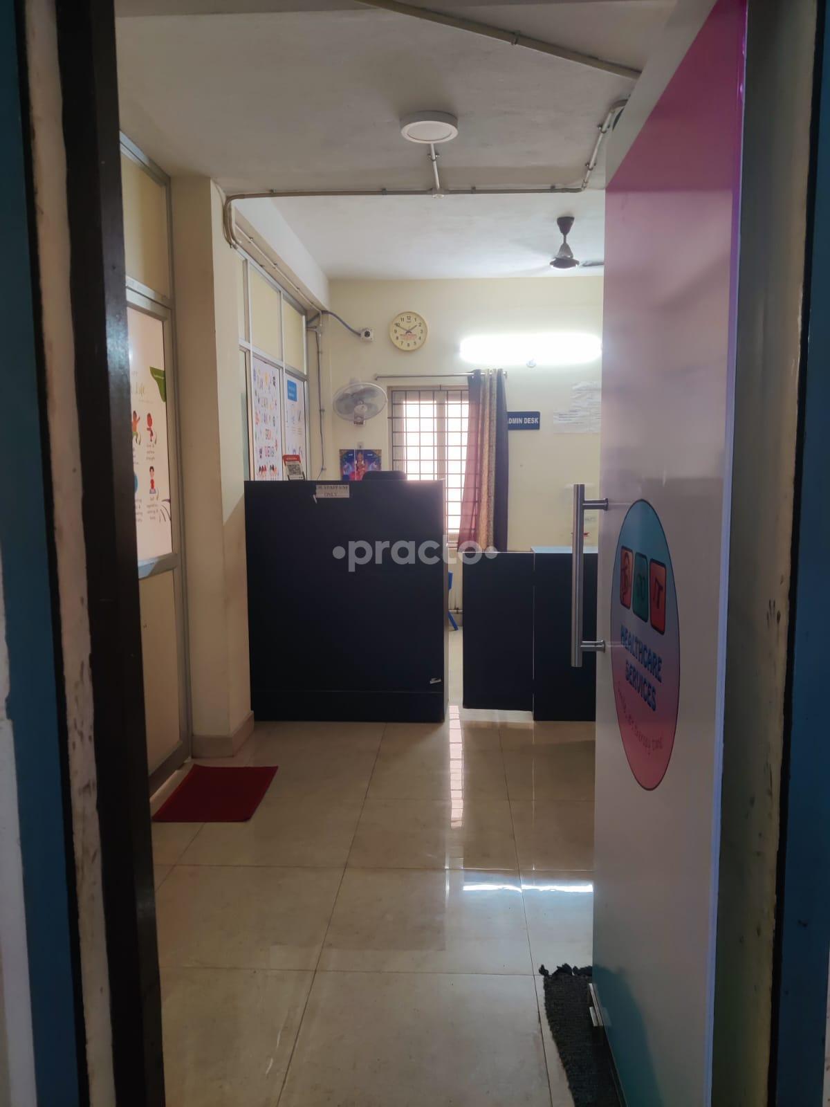 Reception Area at Nila Healthcare Services Thirumullaivoyal Chennai
