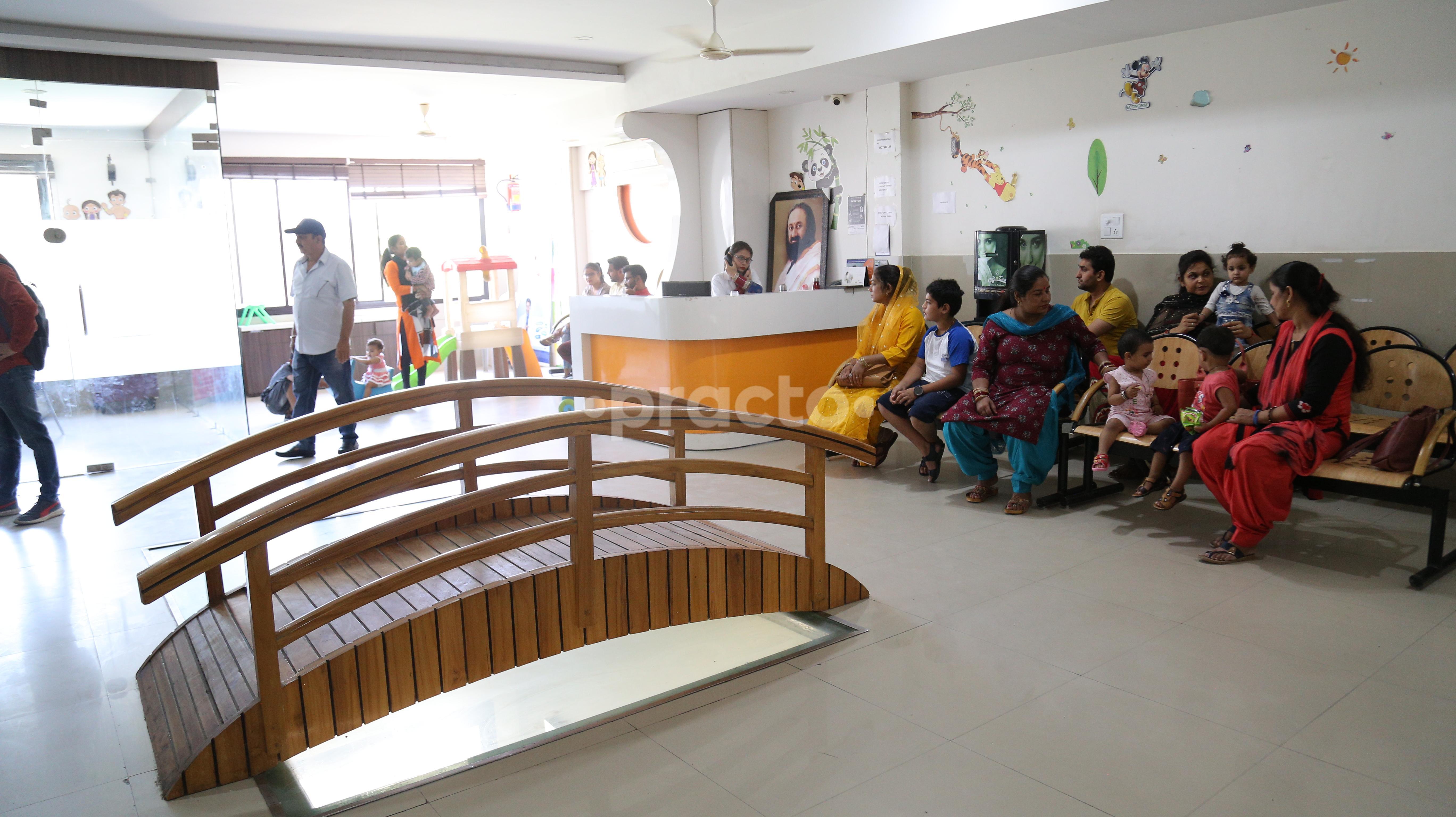 Waiting Area at Dr. Pankaj Sharma Hospital Shivaji Park Delhi
