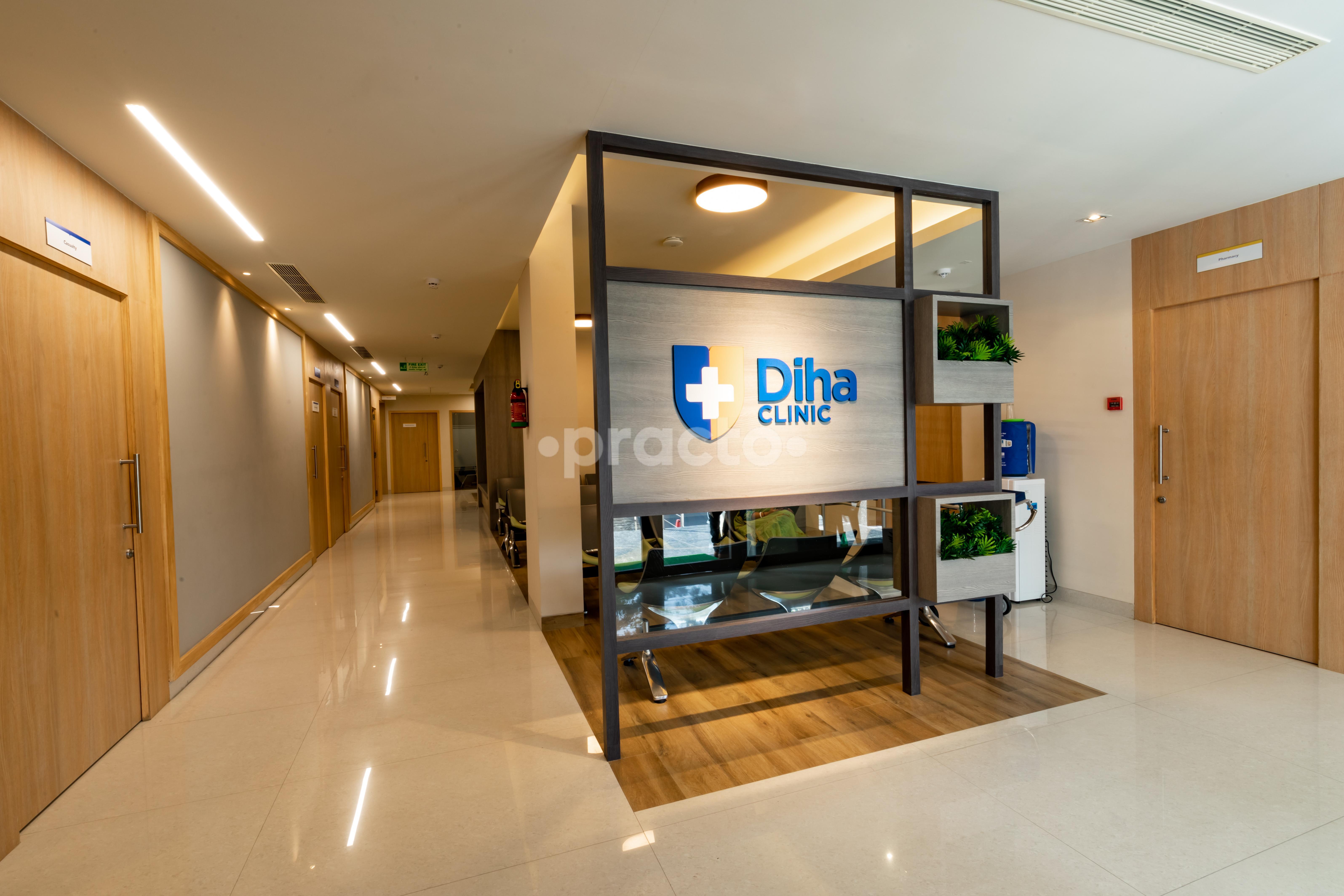 Reception Area at Diha Clinic Nanganallur Chennai