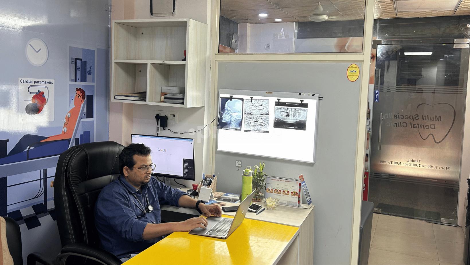 Consultation Room at Tripathy Medical and Dental Clinic Sector 27 Noida