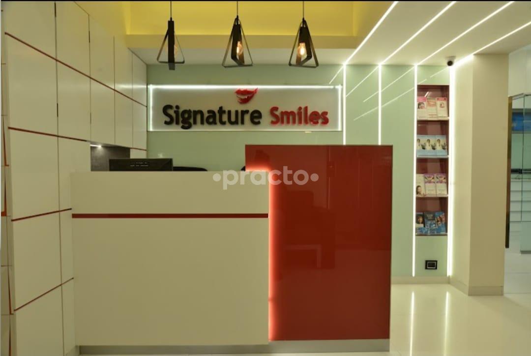 Reception Area at Signature Smiles Dental Clinic Bandra West Mumbai
