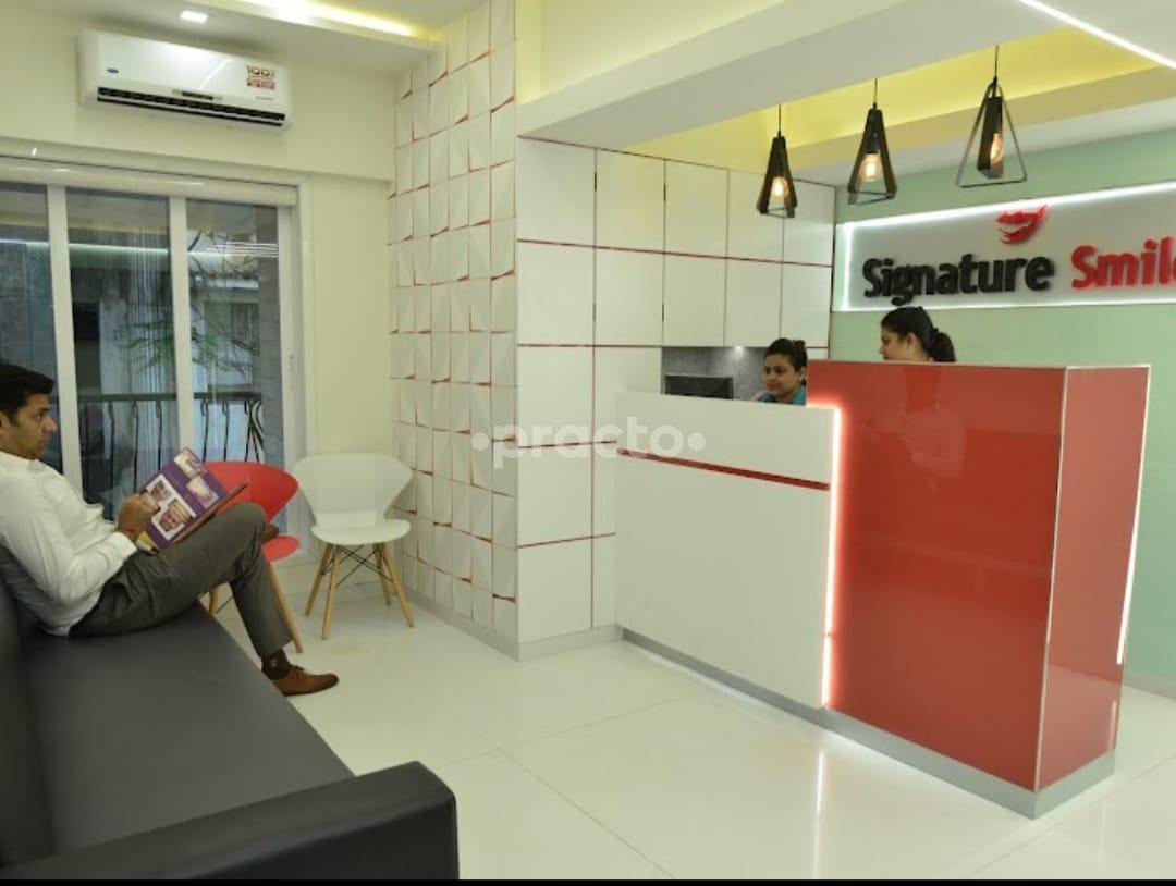 Waiting Area at Signature Smiles Dental Clinic Bandra West Mumbai