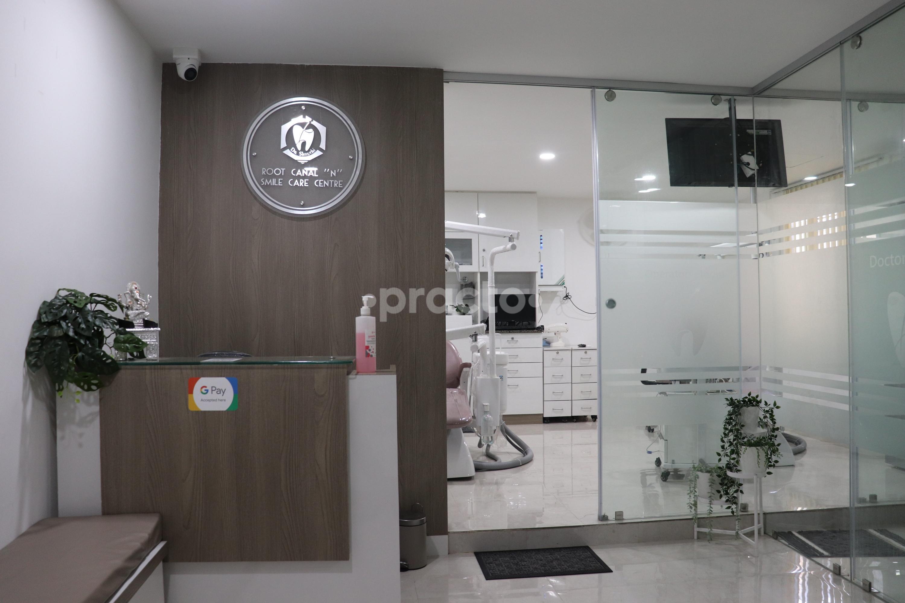 Reception Area at Root Canal ‘N’ Smile Care Centre Sanjay Nagar Bangalore