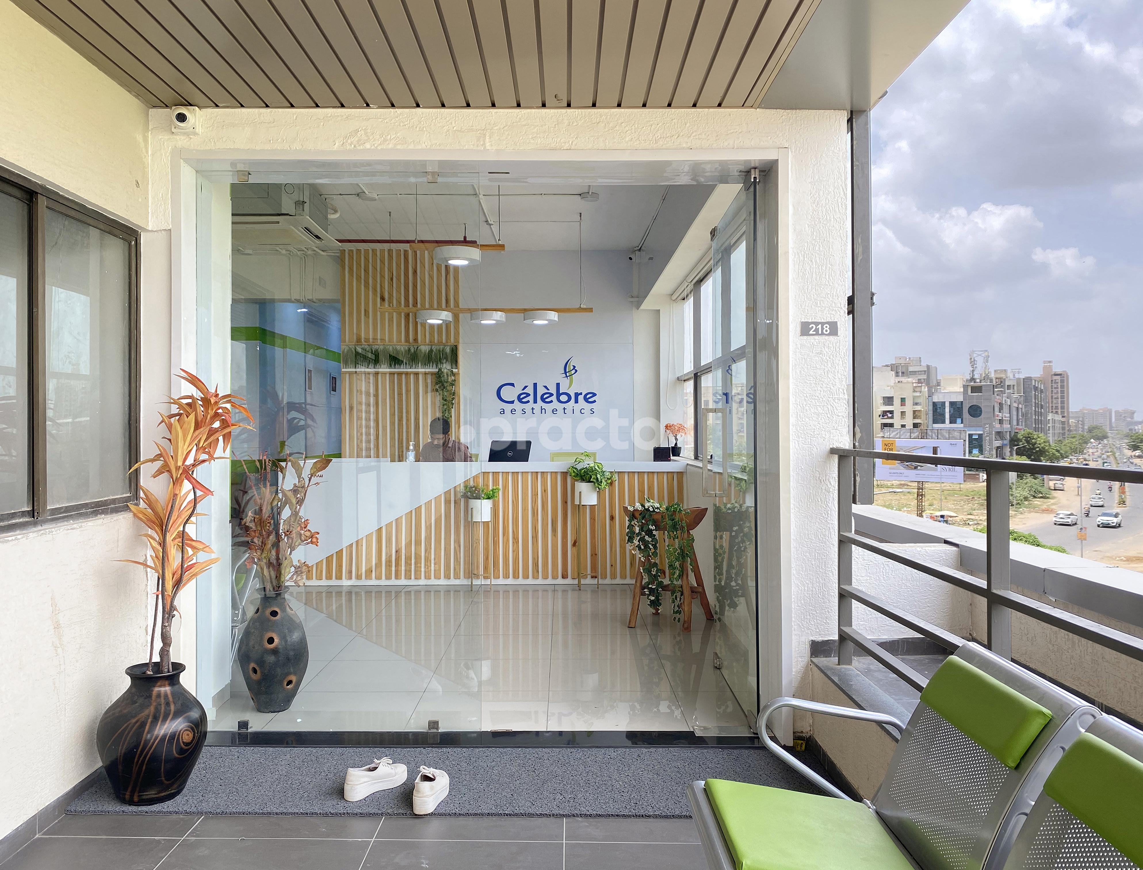 Outside Area at Celebre Aesthetics Gota Ahmedabad