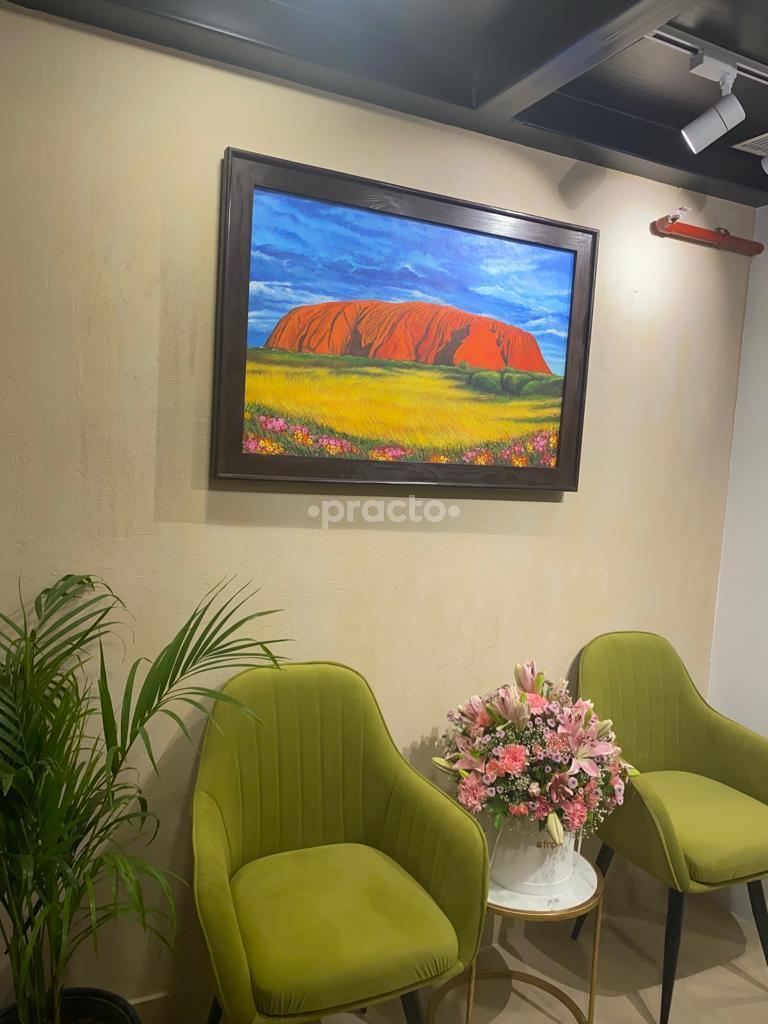 Waiting Area at Santé Dental Clinic sector 80 Gurgaon