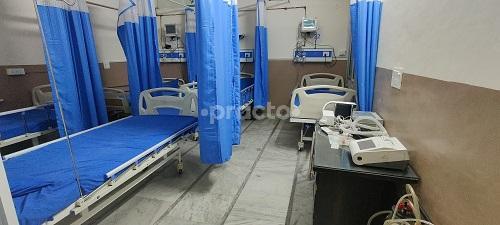 ICU (intensive Care Unit) at SRM Hospital Jhotwara Jaipur