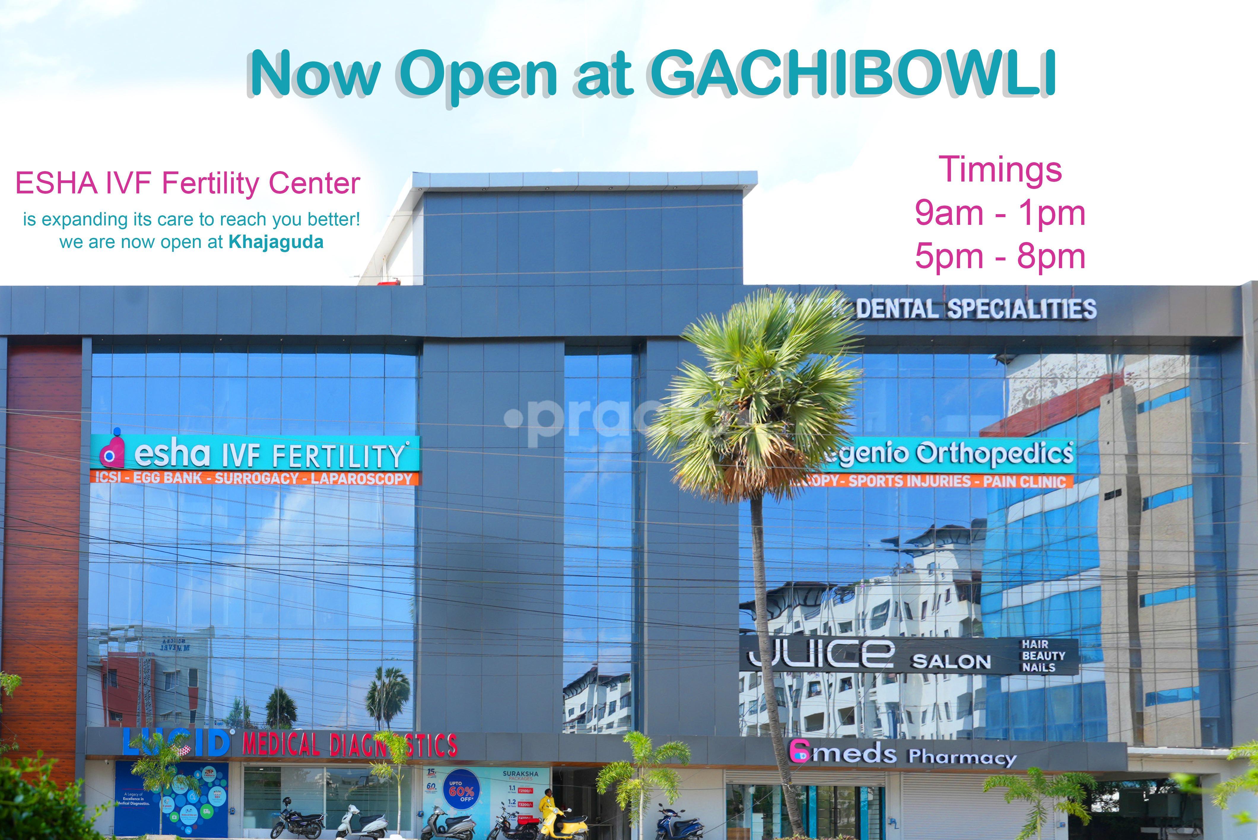 Outside Area at Esha IVF Fertility Center Khajaguda Hyderabad