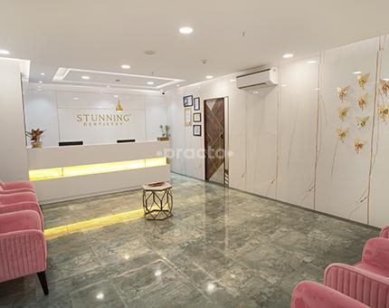Reception Area at Stunning Dentistry Pitampura Delhi