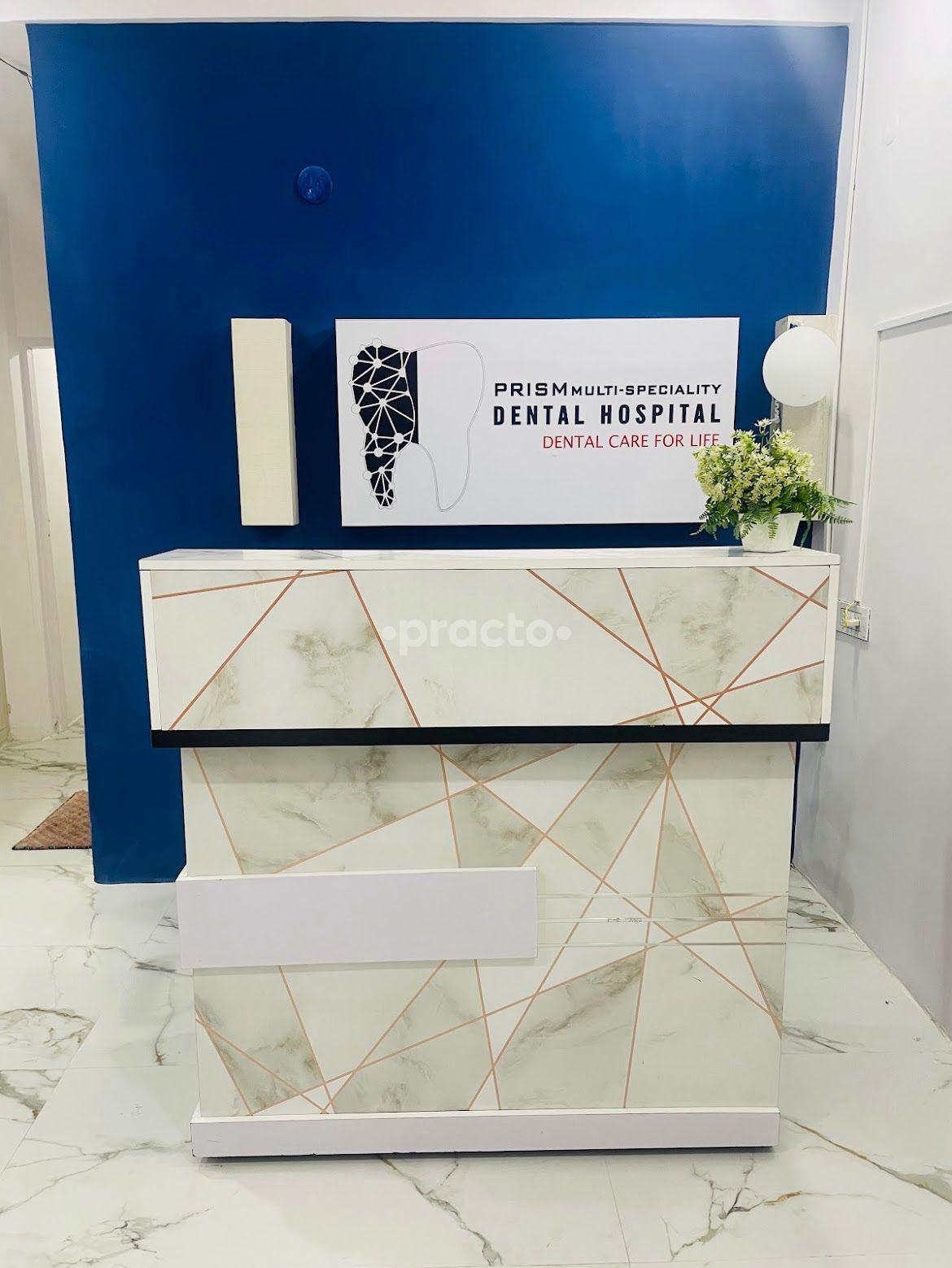 Reception Area at Prism Multi-Speciality Dental Hospital  Somajiguda Hyderabad