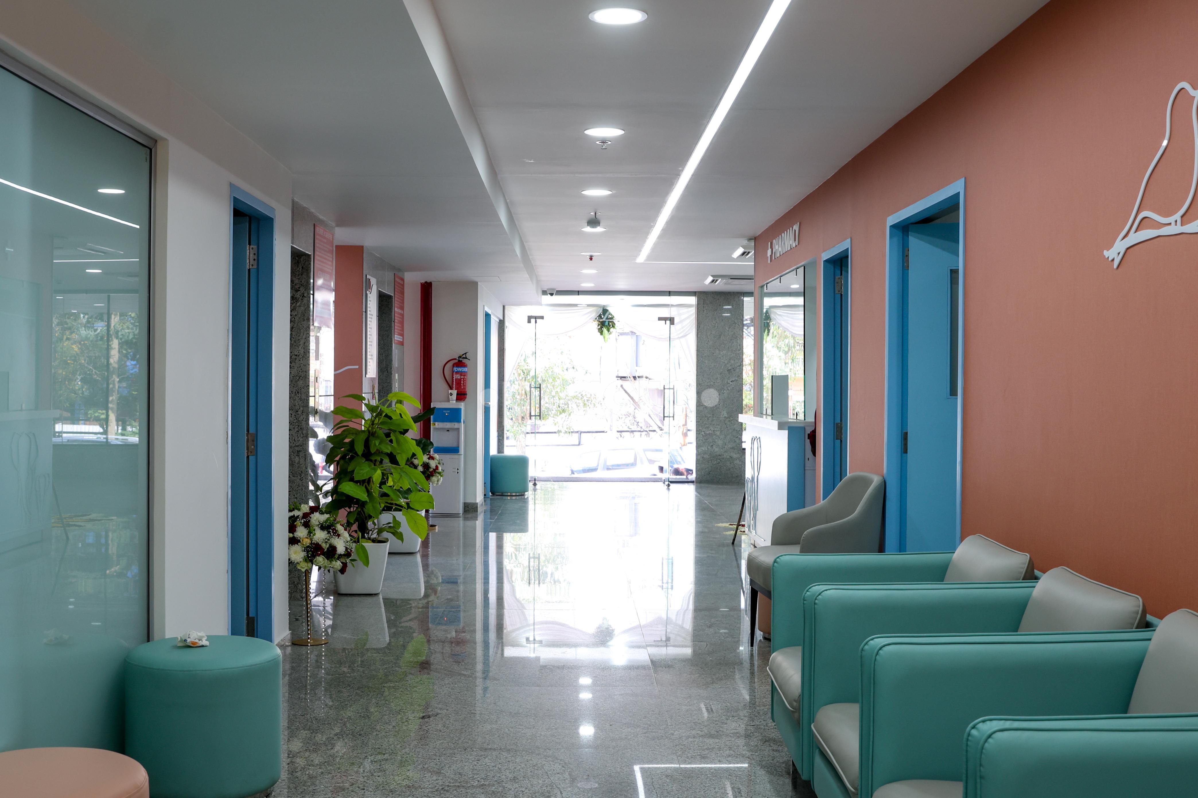 Waiting Area at Nurture Hospital  Rajajinagar Bangalore