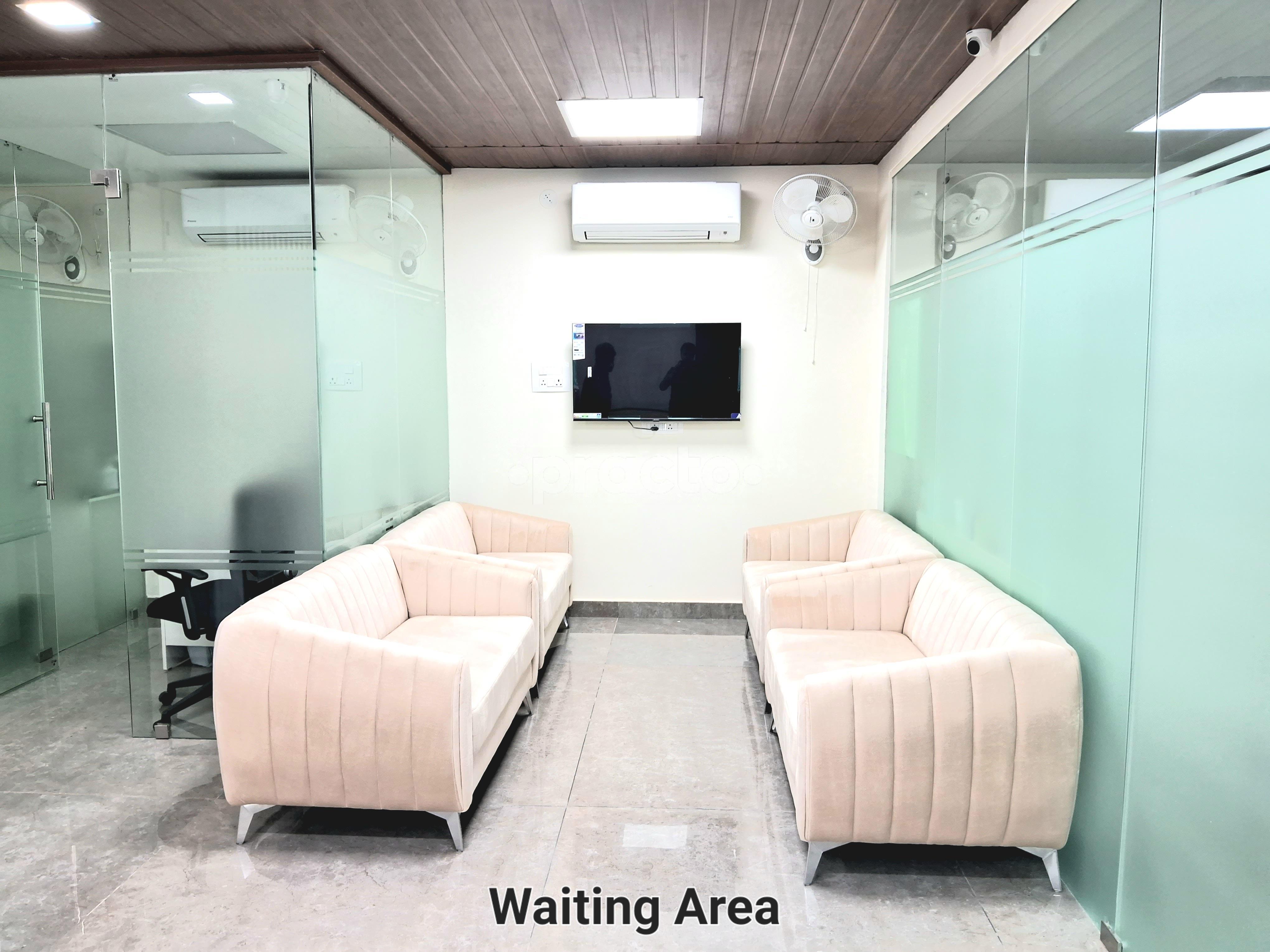Waiting Area at Finedent Dental Clinics Nallagandla Hyderabad