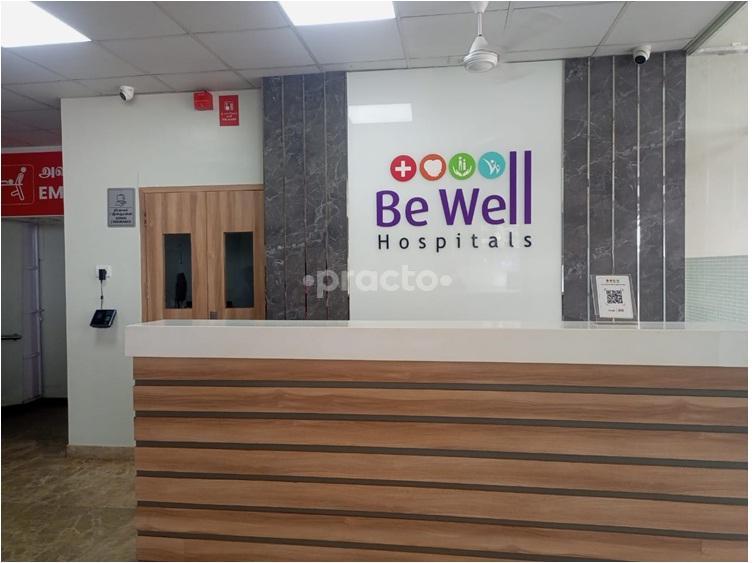 Reception desk at Be Well Hospitals Selaiyur Chennai