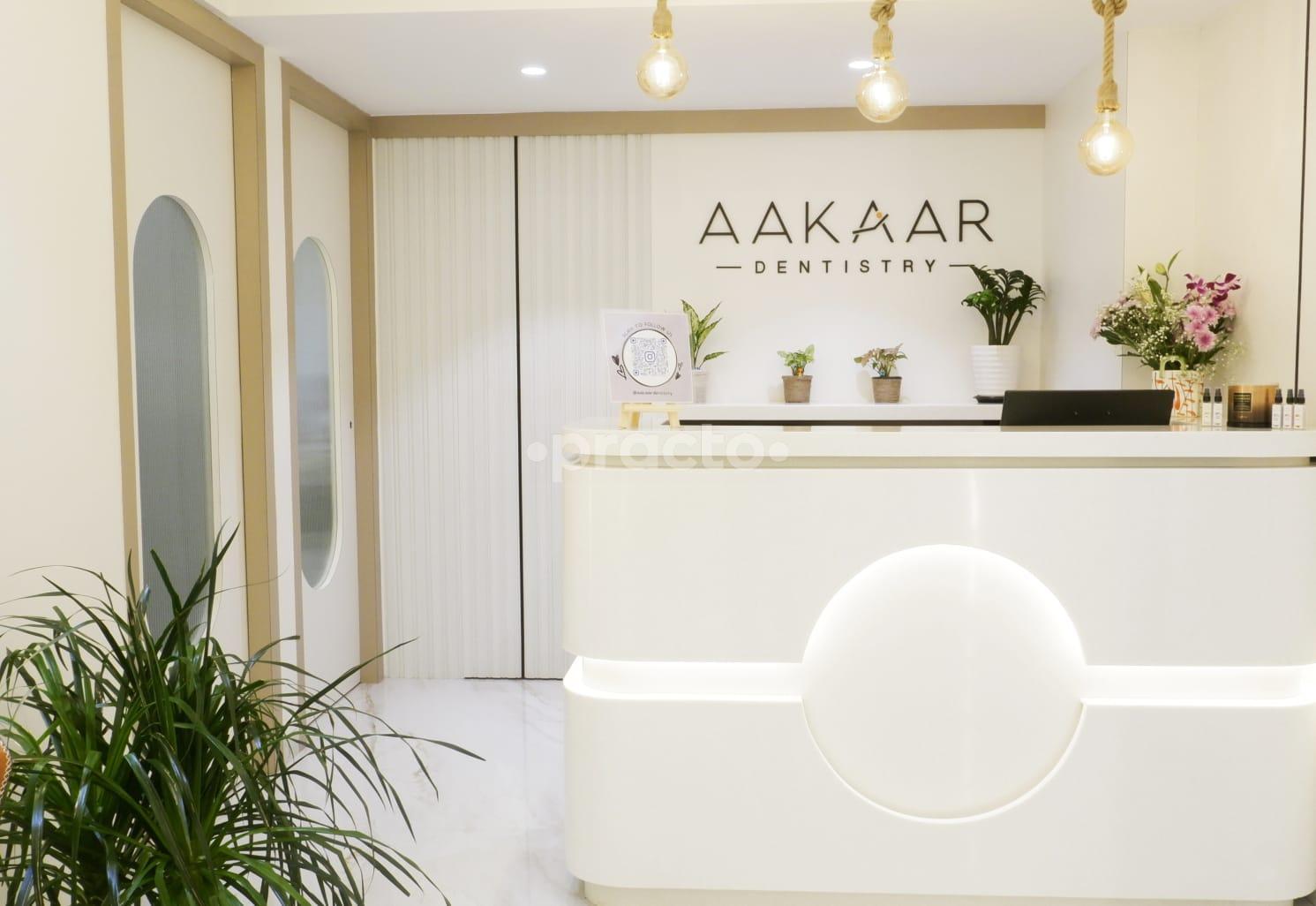 Reception Area at Aakaar Dentistry Bandra West Mumbai