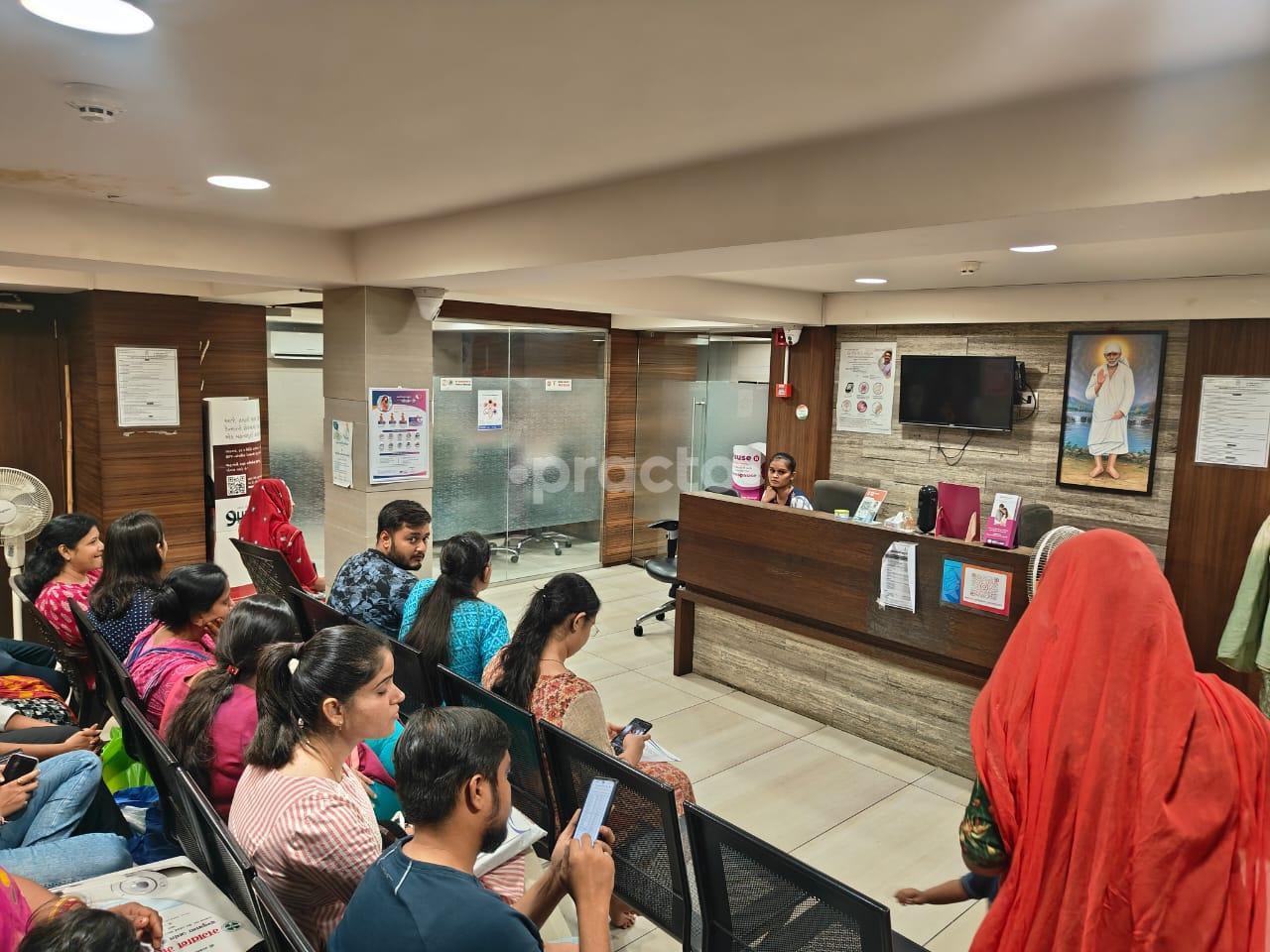 Reception Area at Riddhi Maternity Home Naranpura Vistar Ahmedabad