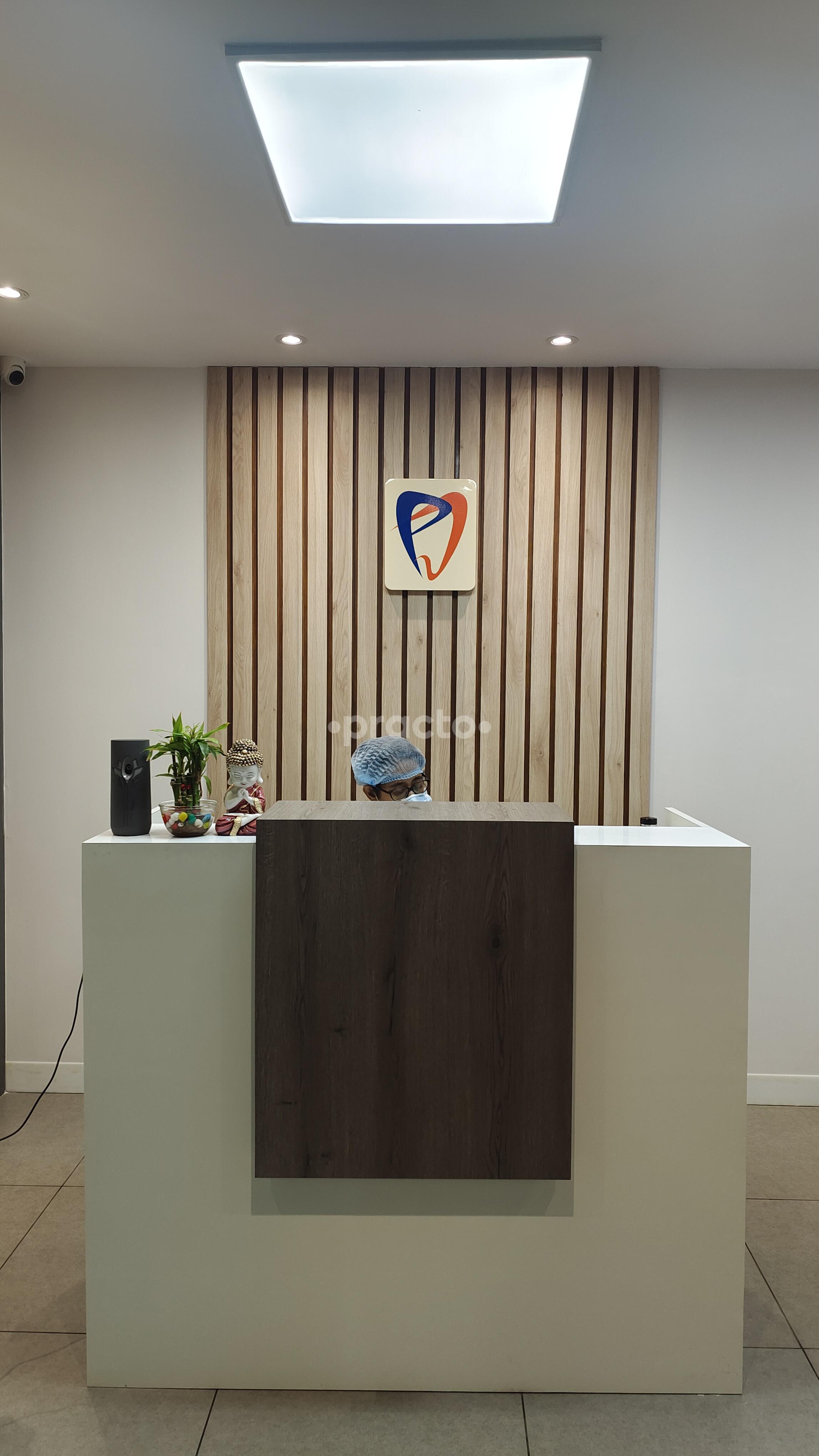 Reception Area at Precision Dental & Implant Centre Jodhpur Park Kolkata
