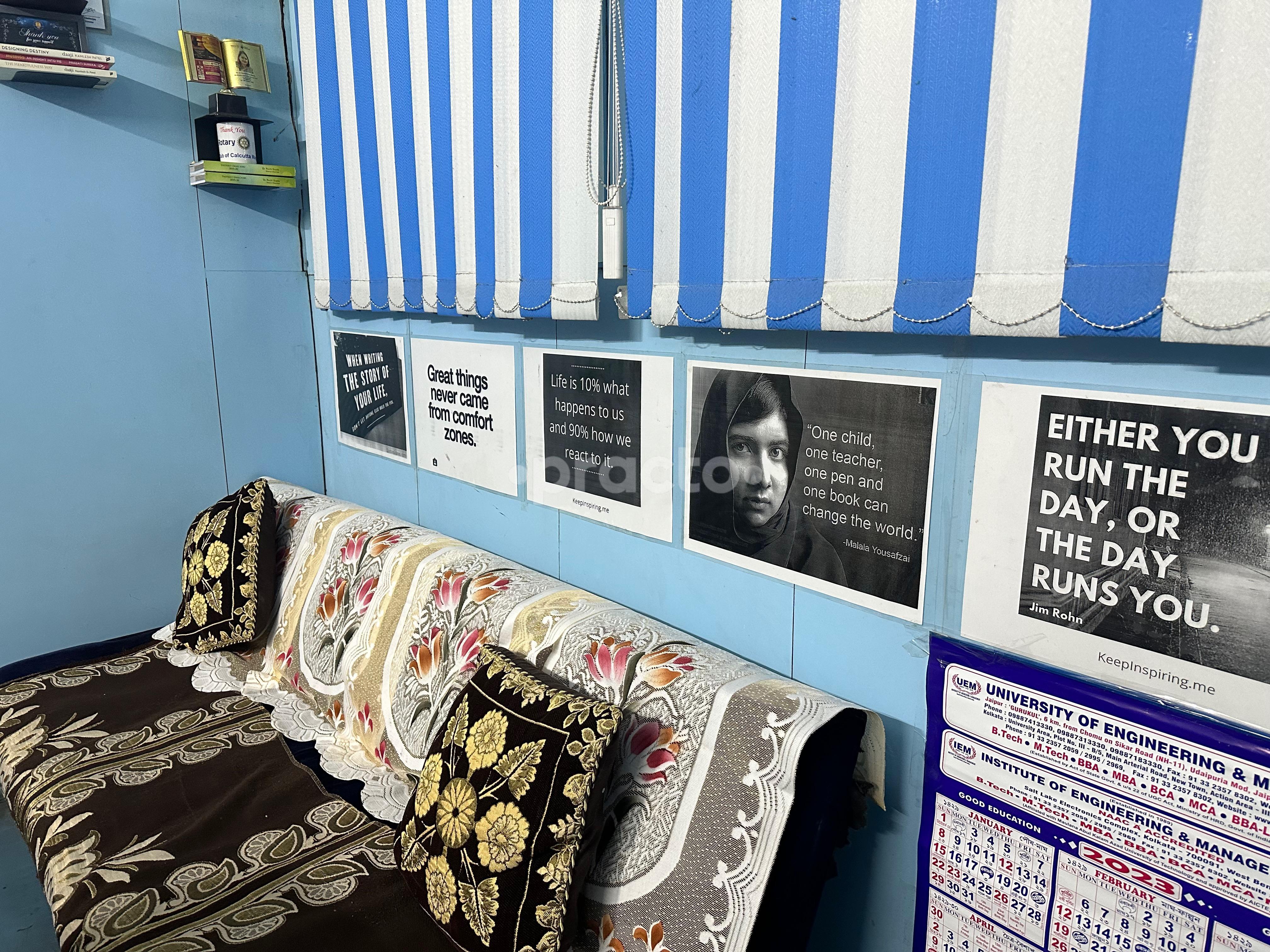 Waiting Area at Dr Sampika Das Clinic Salt Lake Kolkata