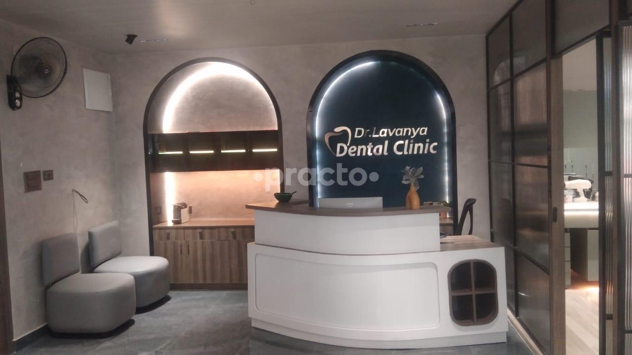 Reception Area at Dr Lavanya Dental Clinic Banjara Hills Hyderabad