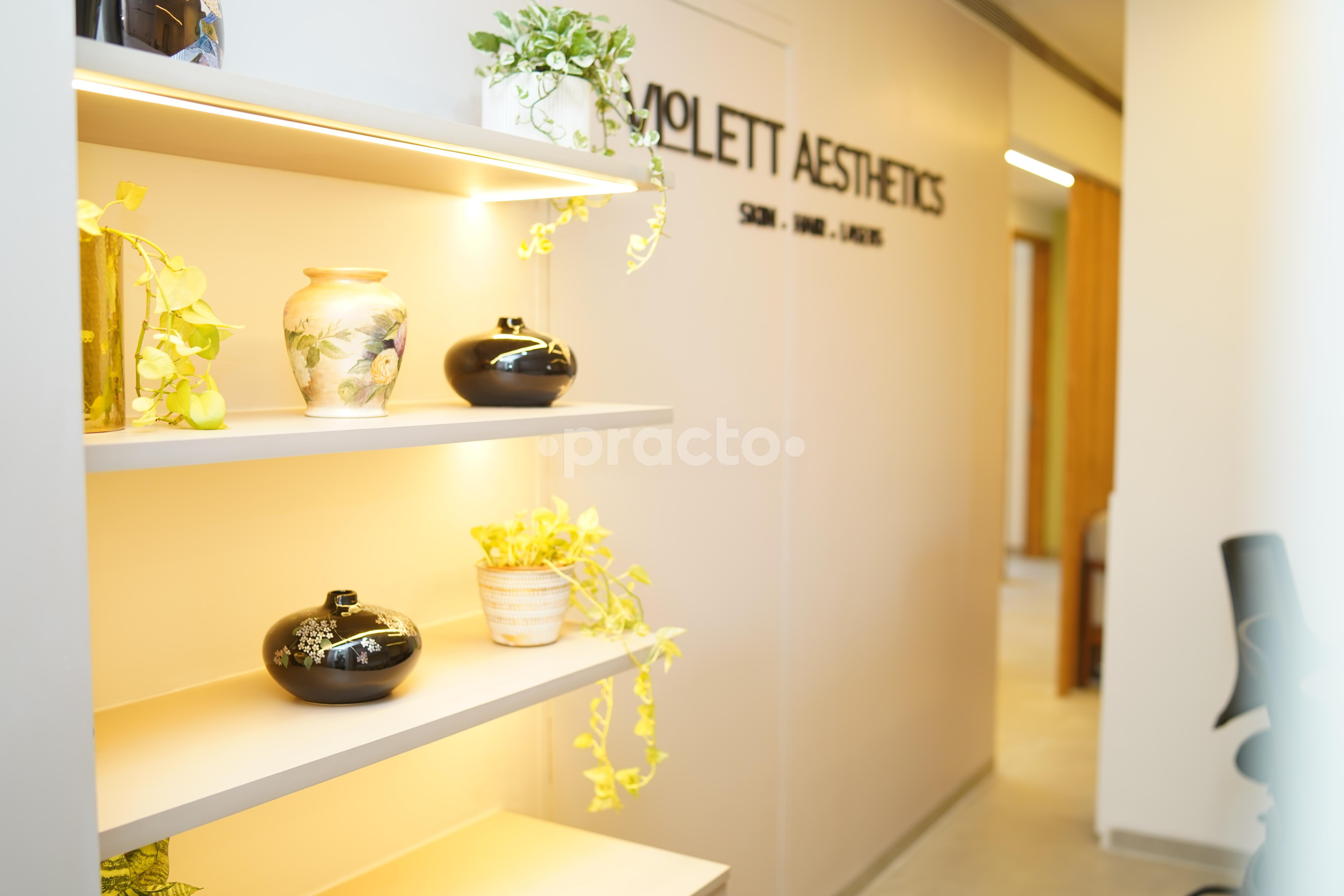 Reception Area at Violett Aesthetics Hiranandani Estate Thane