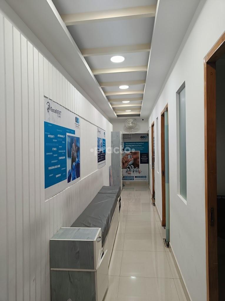Waiting Area at Excell ENT Clinic Frazer Town Bangalore