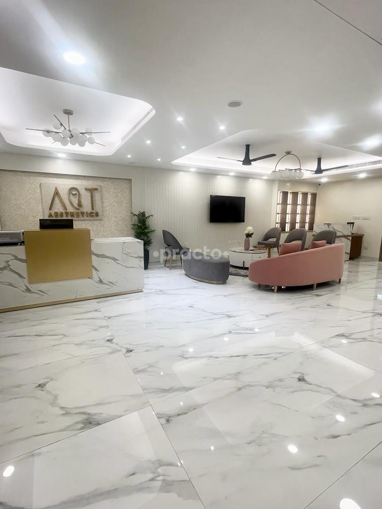 Reception Area at Act Aesthetics Pitampura Delhi