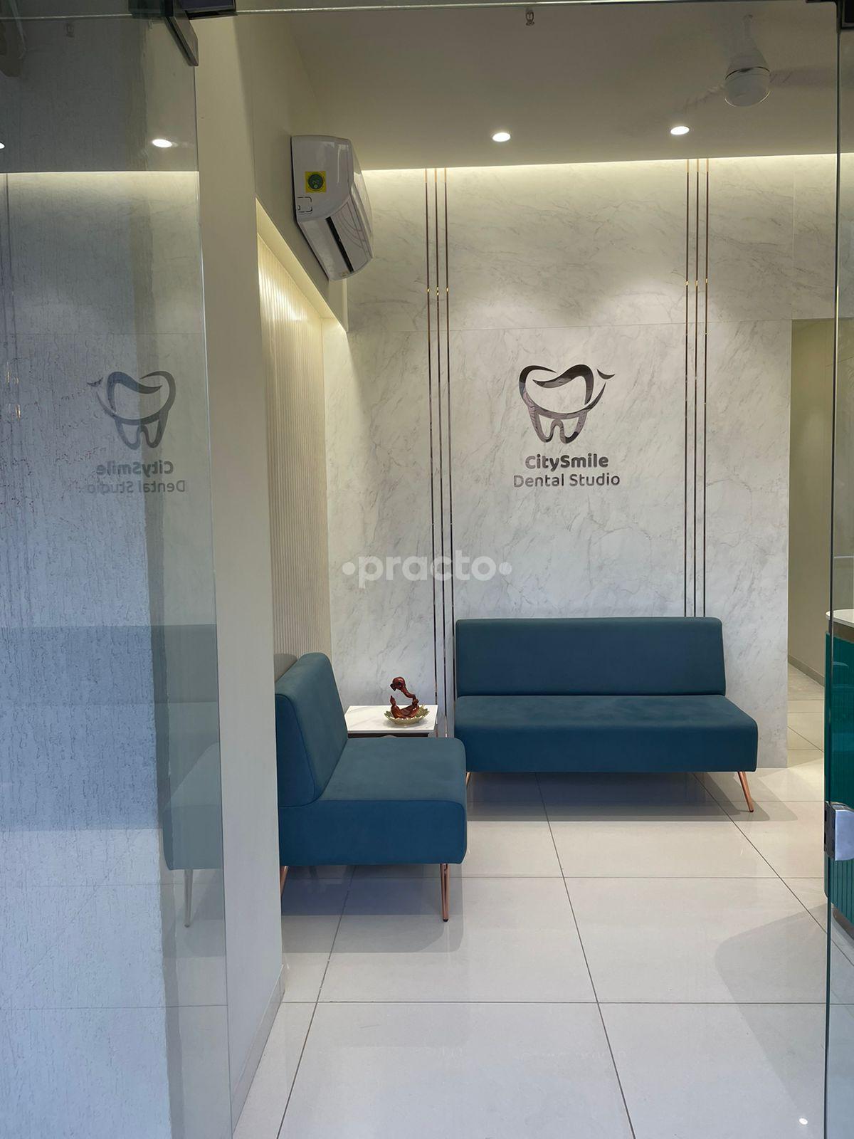 Waiting Area at CitySmile Dental Studio Sola Ahmedabad