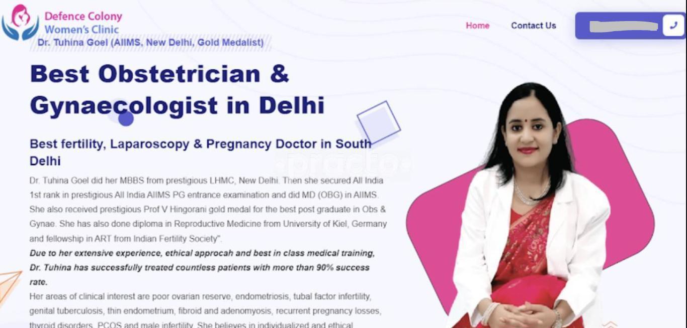 Defence Colony Women's Clinic Defence Colony Delhi