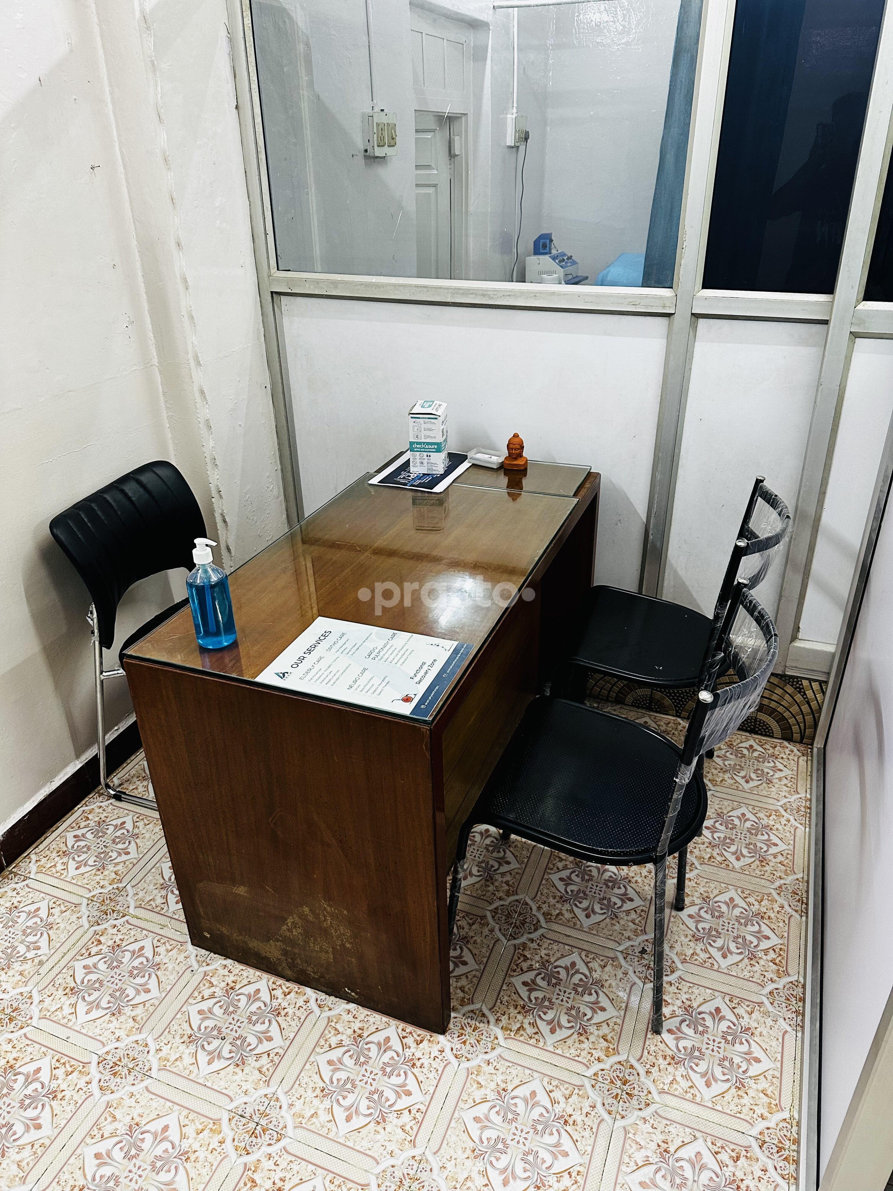 Consultation Room at Aram Physiotherapy Centre Thiruvottiyur Chennai