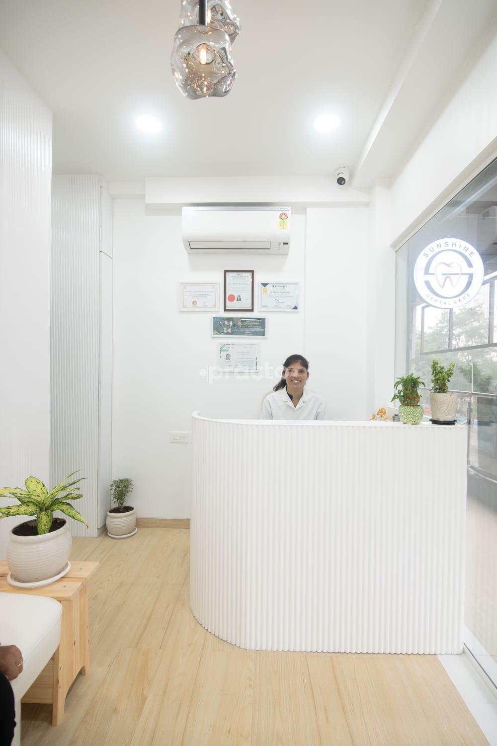Reception Area at Sunshine Dental Care Kharadi Pune