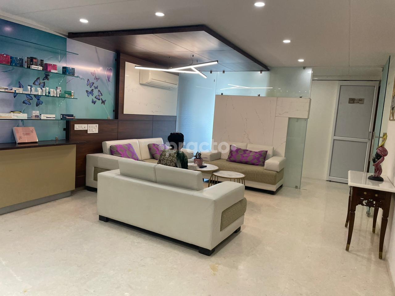 Reception Area at Konarc Aesthetics Gurgaon Sector 57 Gurgaon