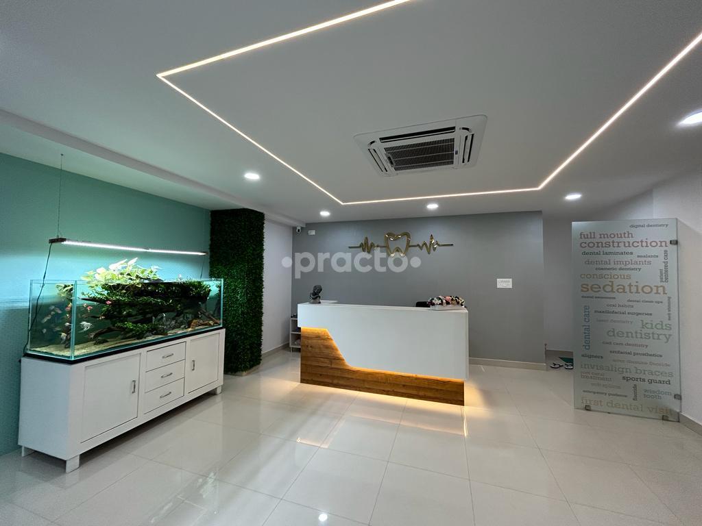 Reception Area at Abhi's Dental Kukatpally Hyderabad