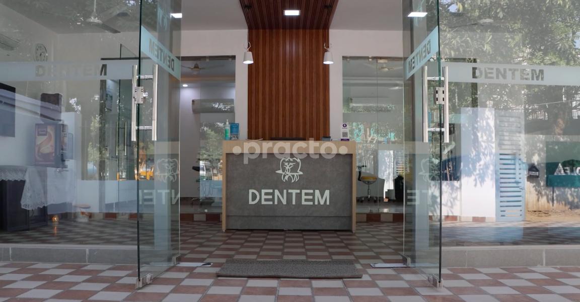 Reception Area at Dentem The Dental & Orthodontic Clinic DLF Phase V Gurgaon