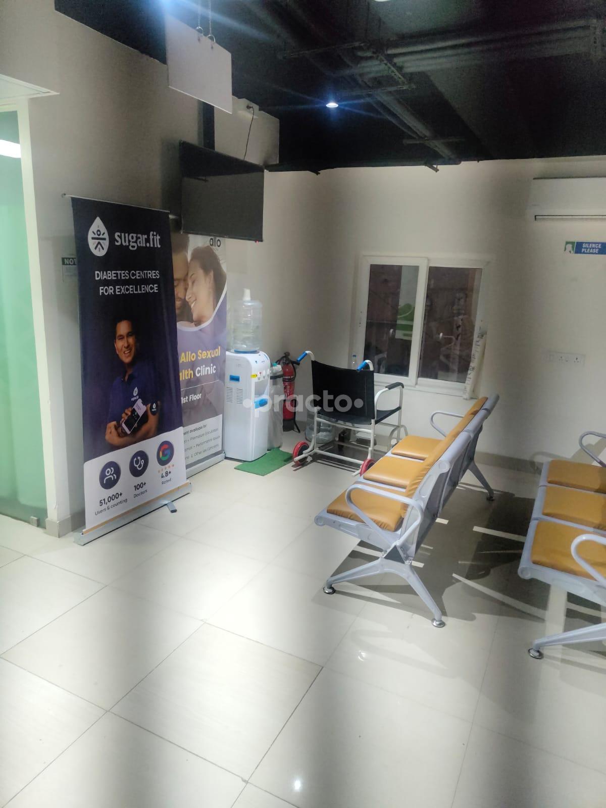 Reception Area at Sugar.fit Diabetes Centres for Excellence Yeswanthpur Bangalore