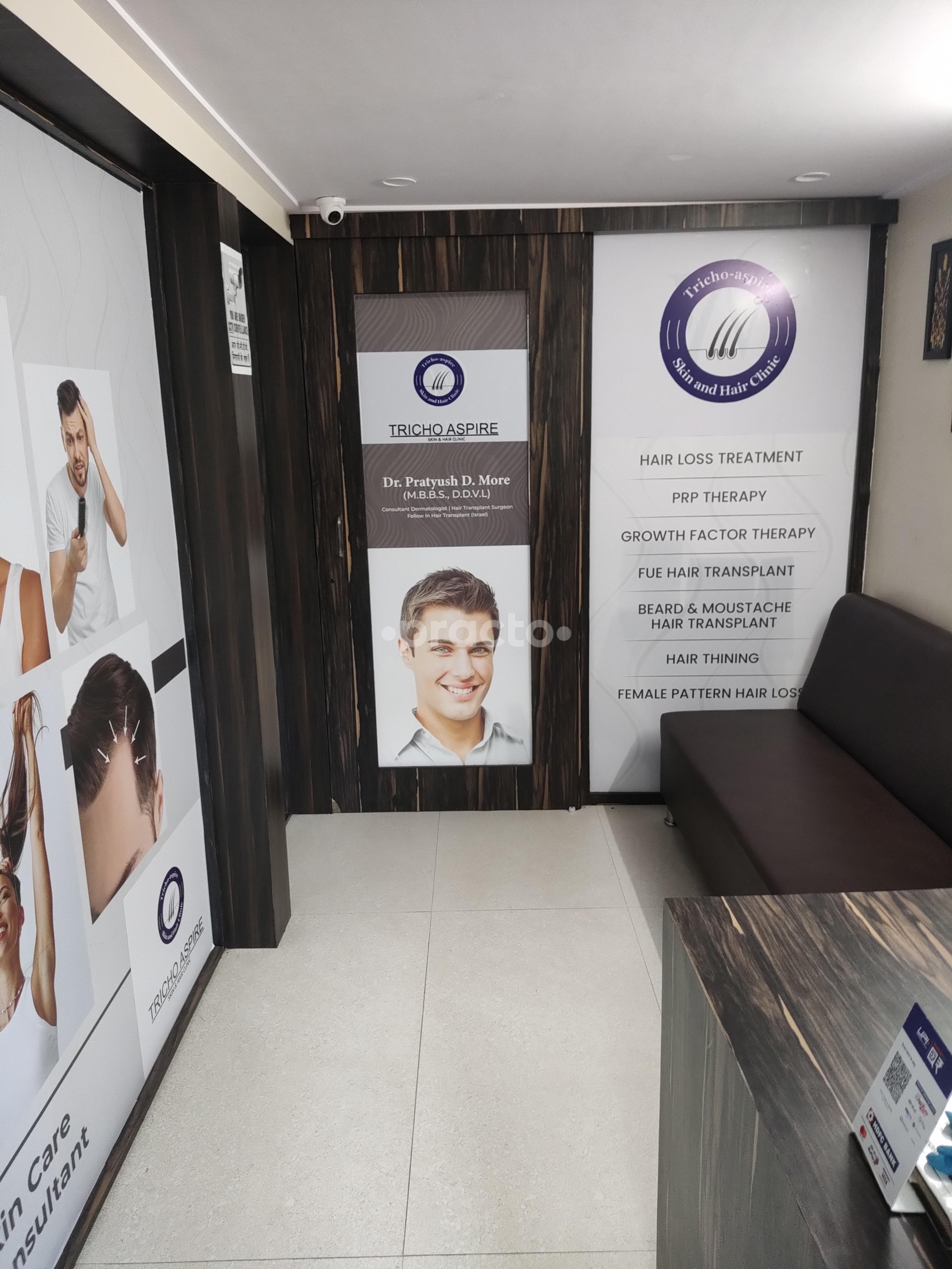Waiting Area at Tricho Aspire Skin & Hair Clinic Vasant Vihar Thane