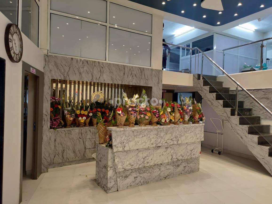 Reception Area at Jijau Mother and Child Superspeciality Hospital Moshi Pune