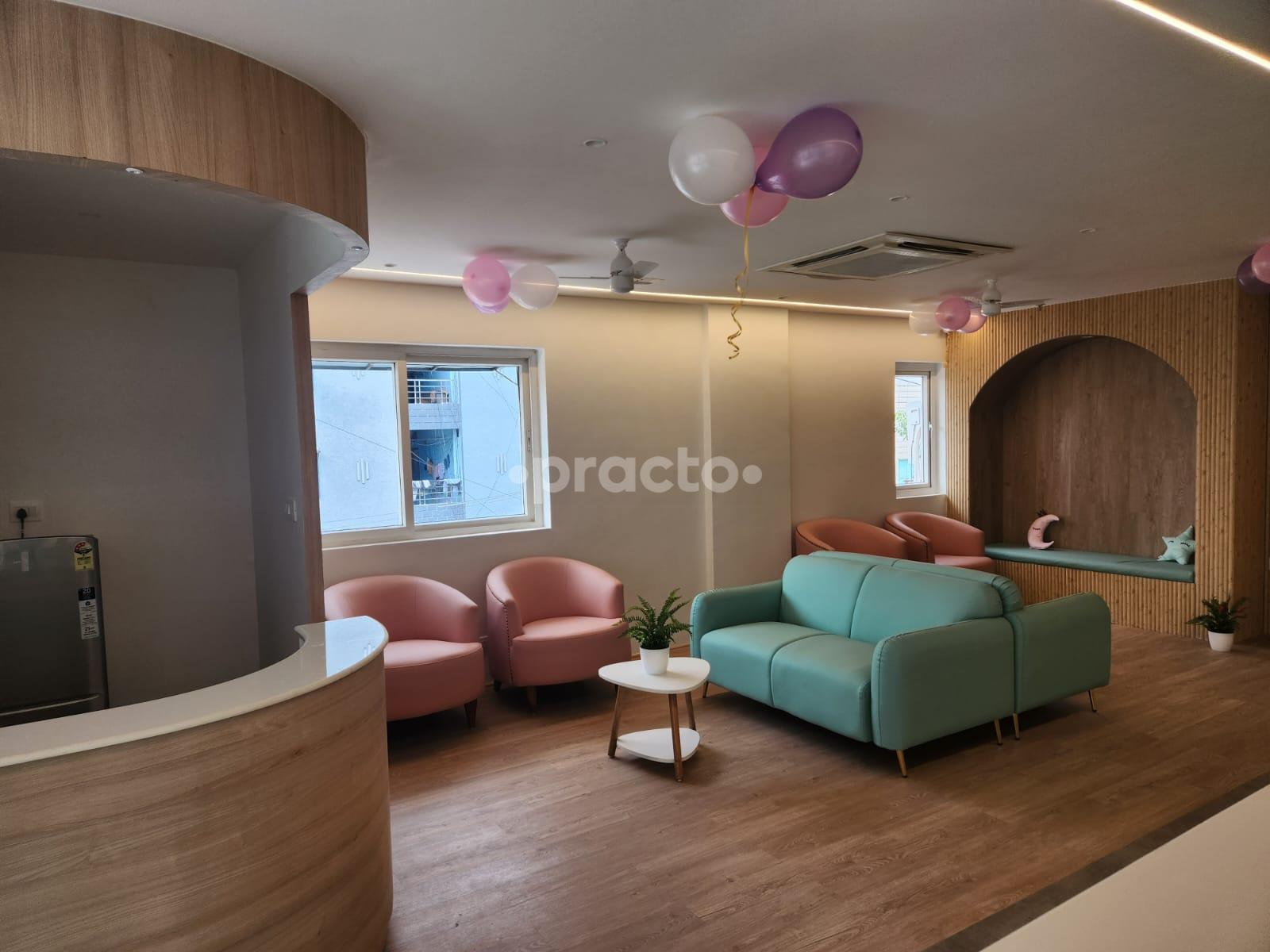 Waiting Area at Pebbles Pediatrics Gachibowli Hyderabad