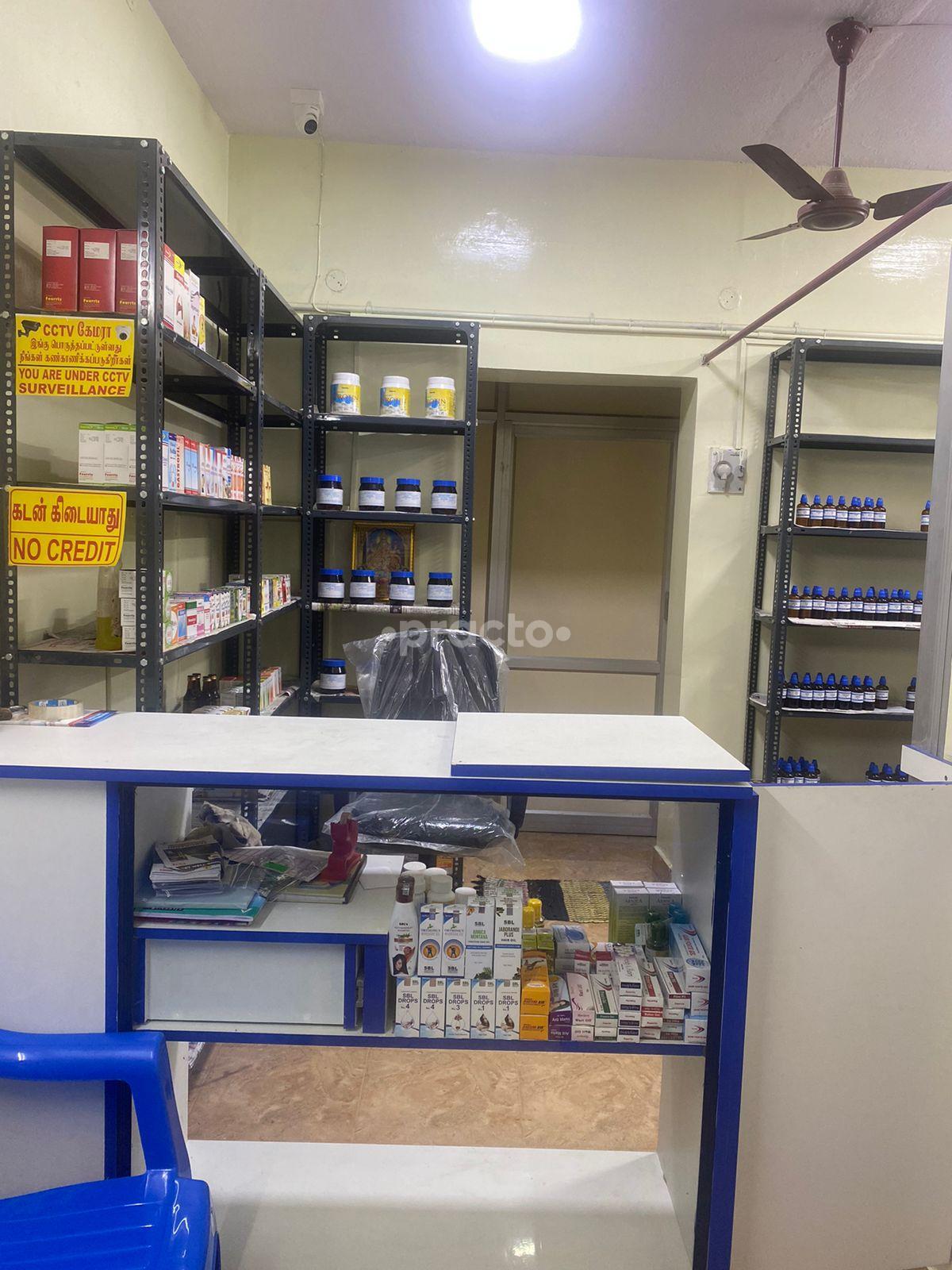 Pharmacy store at Sugam Homoeopathic Clinic and Pharmacy Okkiyam Thuraipakkam Chennai