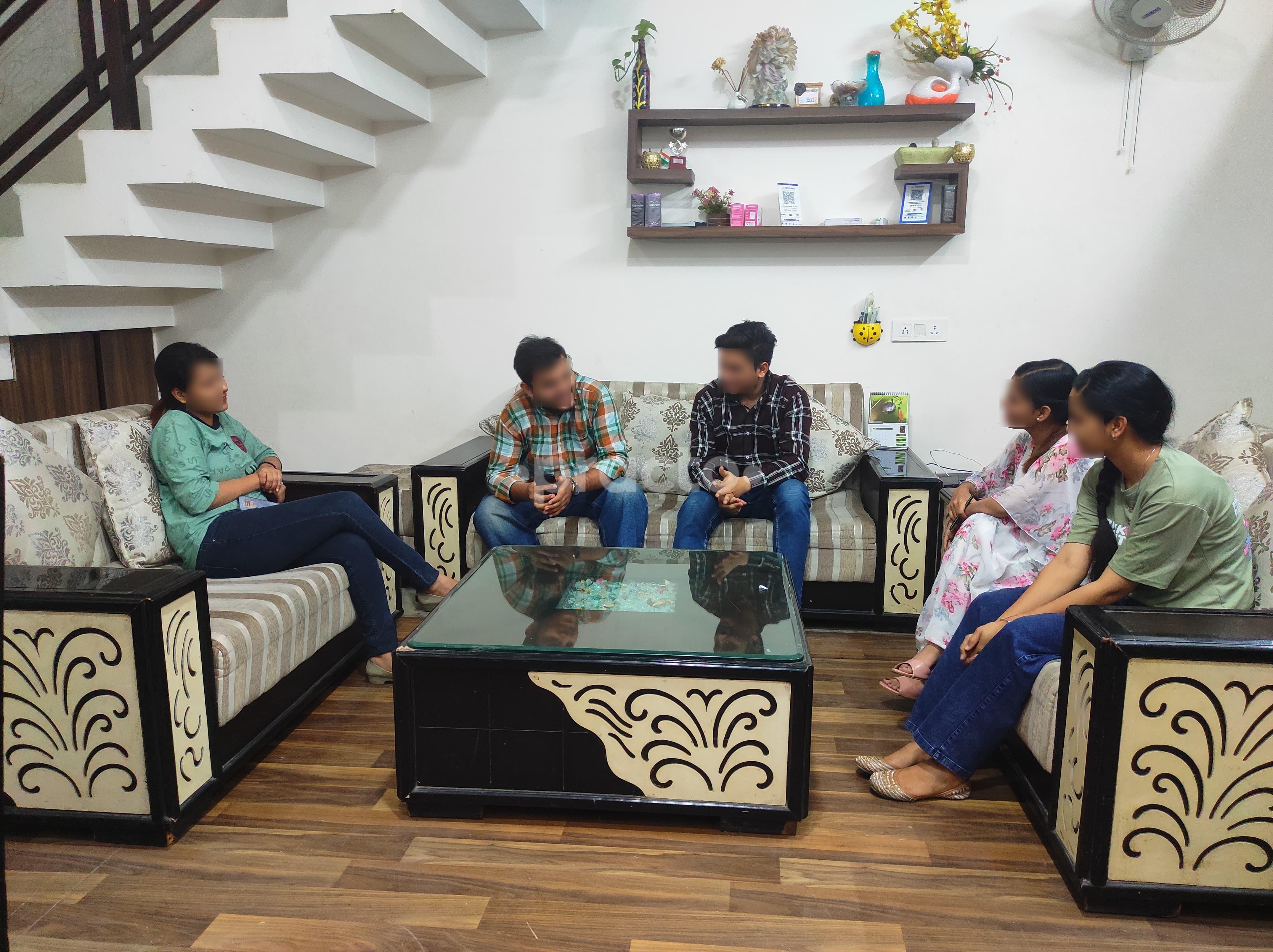 Waiting Area at Ludhiana Hair Studio Pakhowal Road Ludhiana