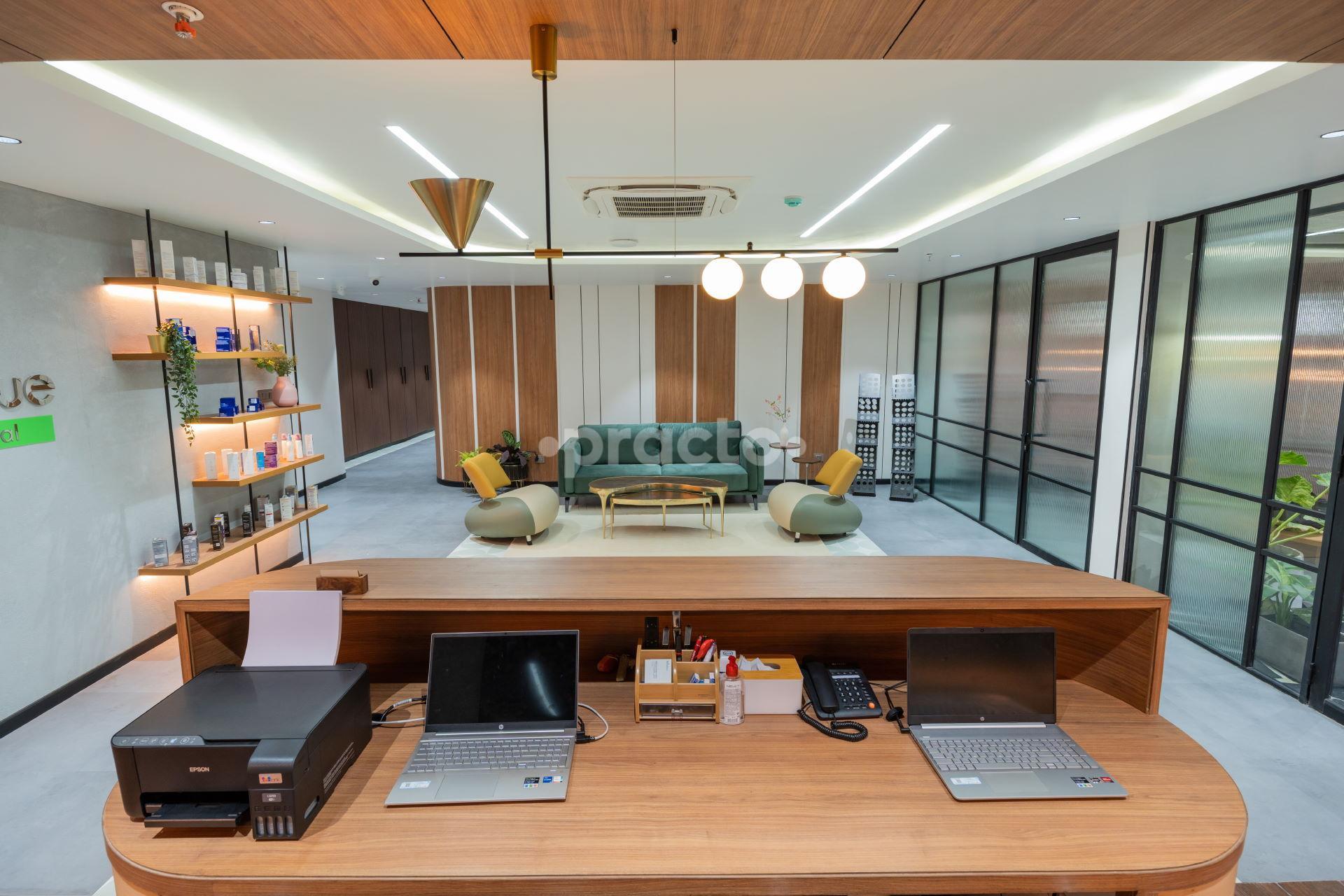 Reception Area at La Clinique  Kokapet Hyderabad